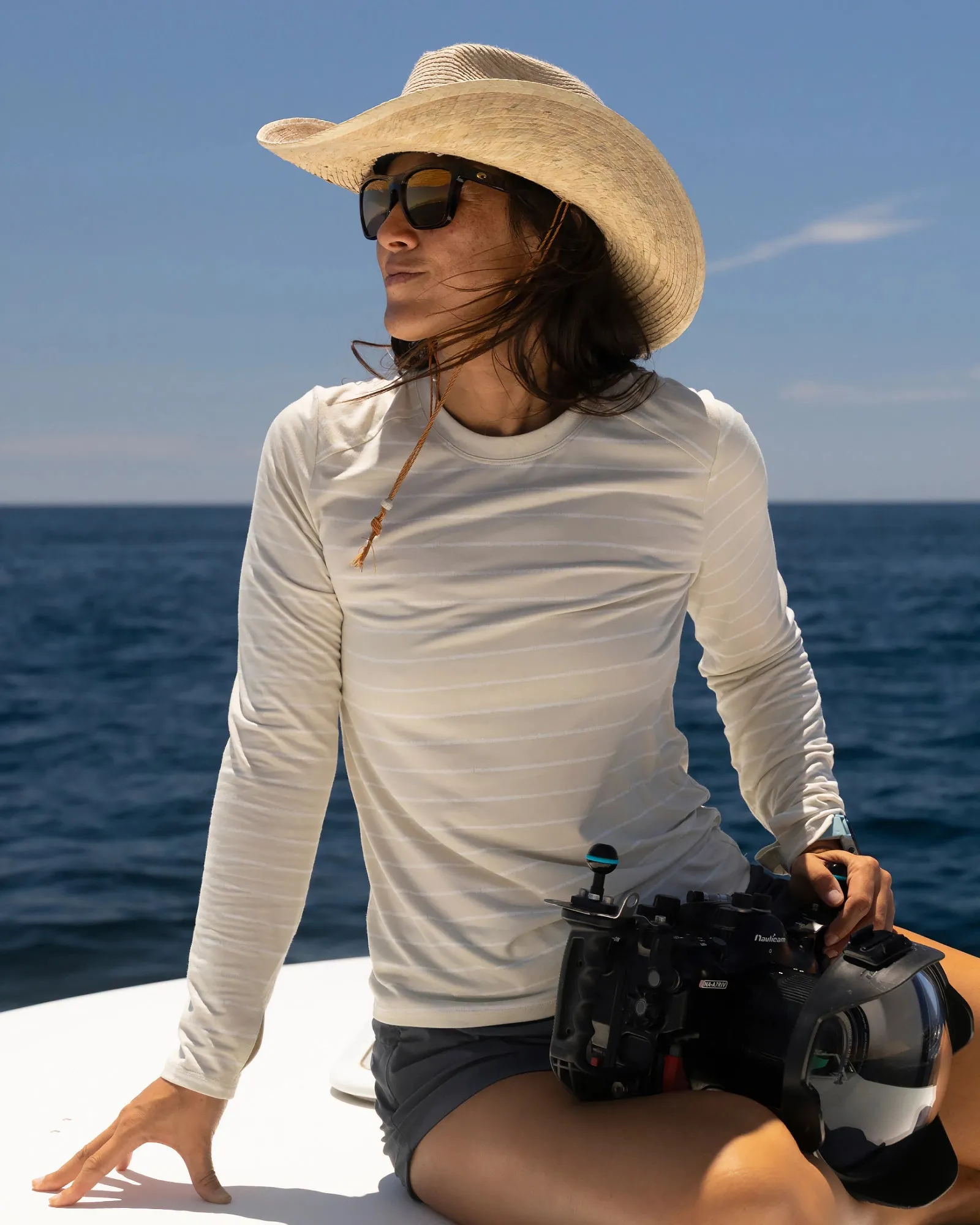Women's Bamboo Shade Long Sleeve II - Tropic Sea sold by Free Fly Apparel product image thumbnail 2