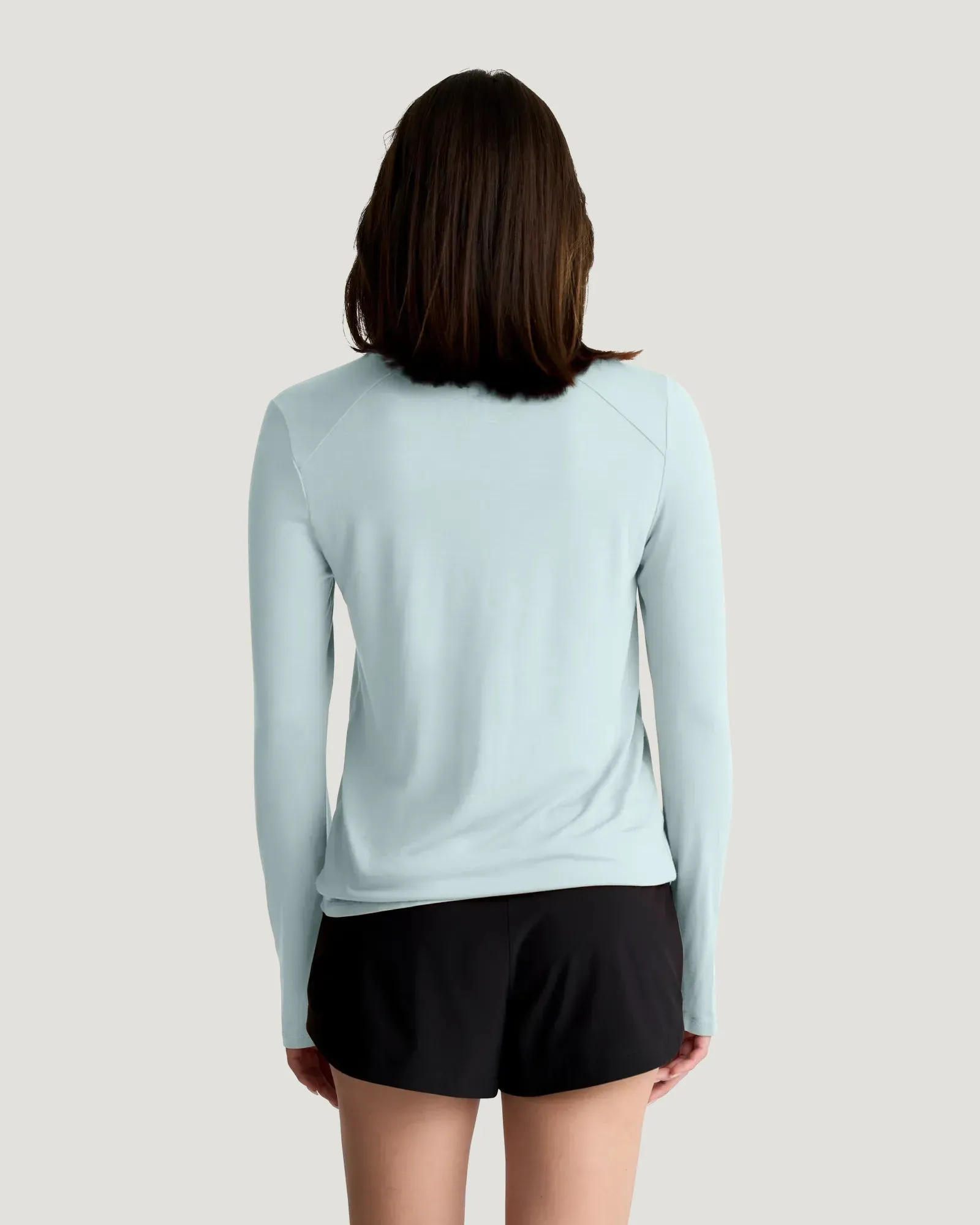 Women's Bamboo Shade Long Sleeve II - Tropic Sea sold by Free Fly Apparel product image thumbnail 3