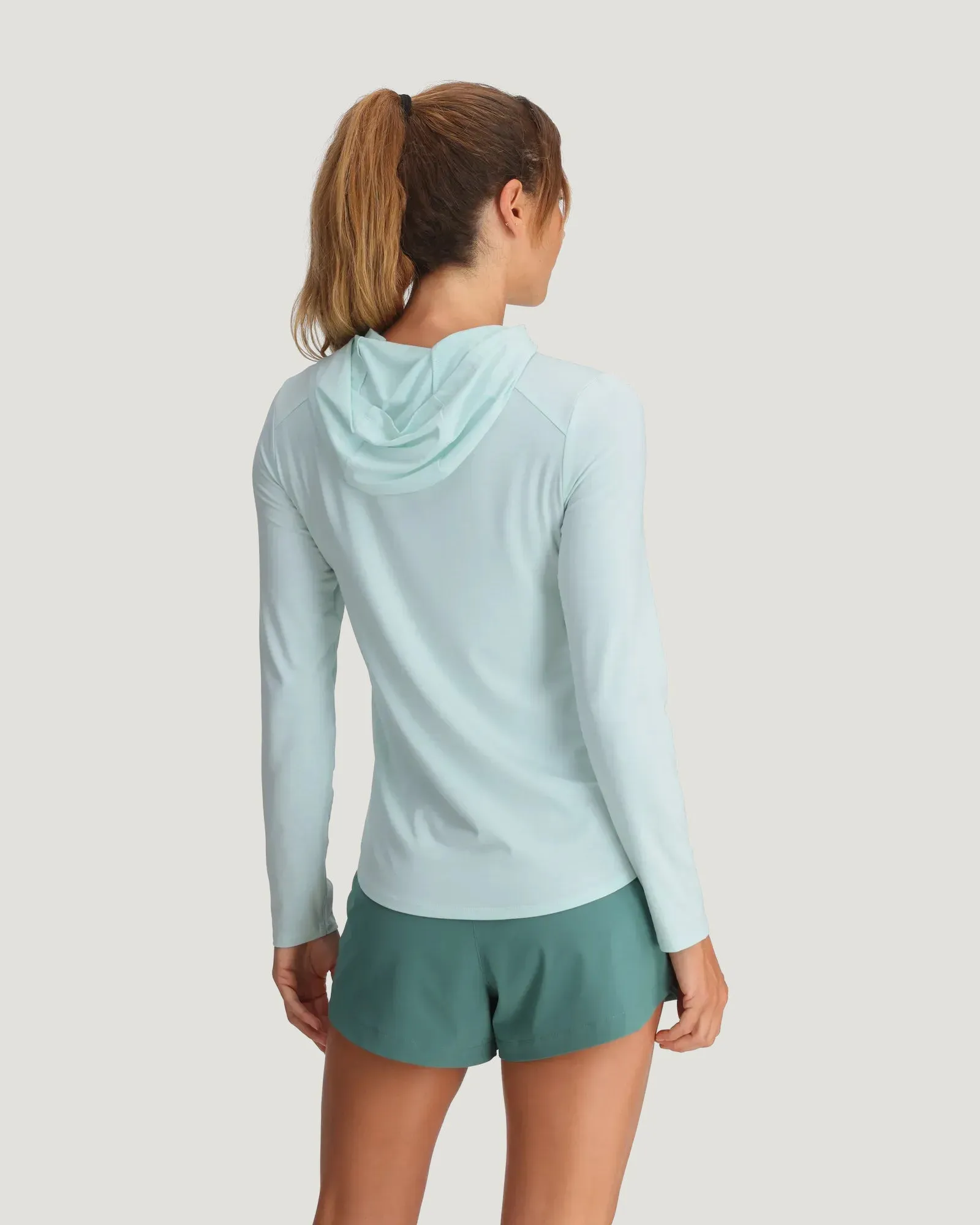 Women's Bamboo Shade Hoodie II - Tropic Sea sold by Free Fly Apparel product image thumbnail 3