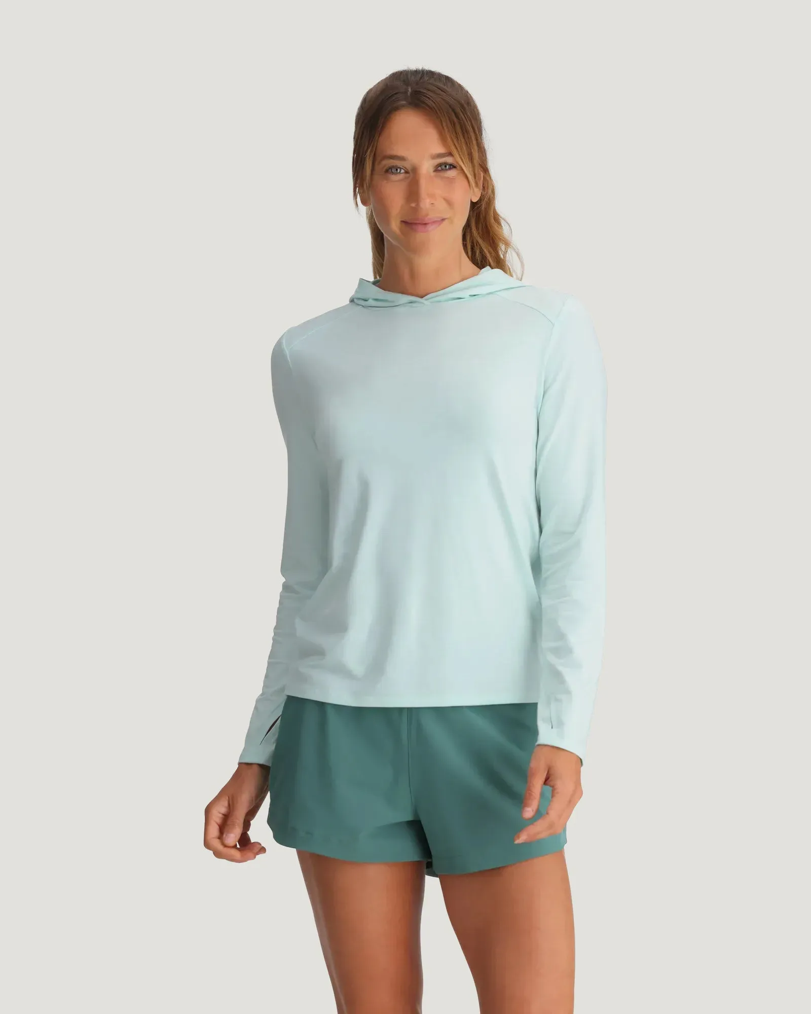 Women's Bamboo Shade Hoodie II - Tropic Sea sold by Free Fly Apparel