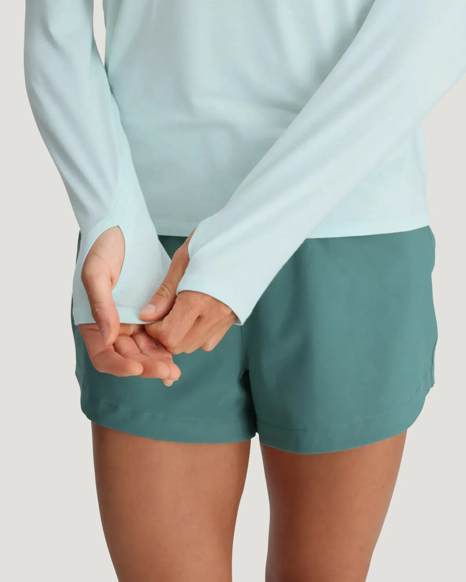 Women's Bamboo Shade Hoodie II - Tropic Sea sold by Free Fly Apparel product image thumbnail 4