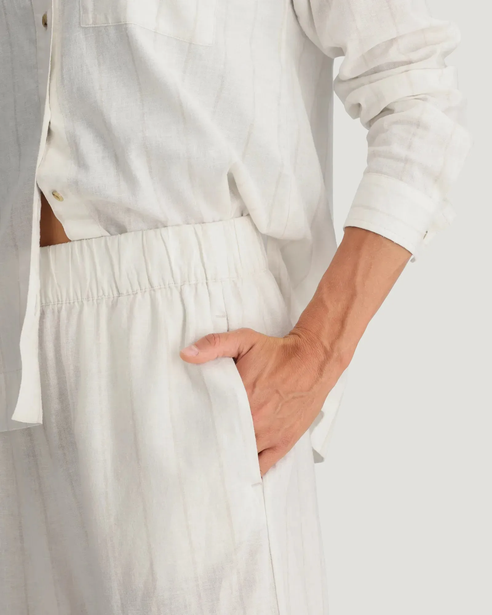 Women's Sullivan's Pant - Dash Vertical Stripe Sea Salt sold by Free Fly Apparel product image thumbnail 5