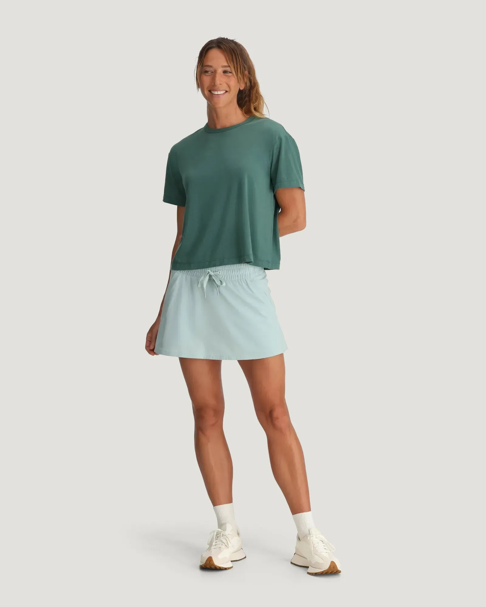 Women's Elevate Lightweight Tee - Sea Pine sold by Free Fly Apparel product image thumbnail 4