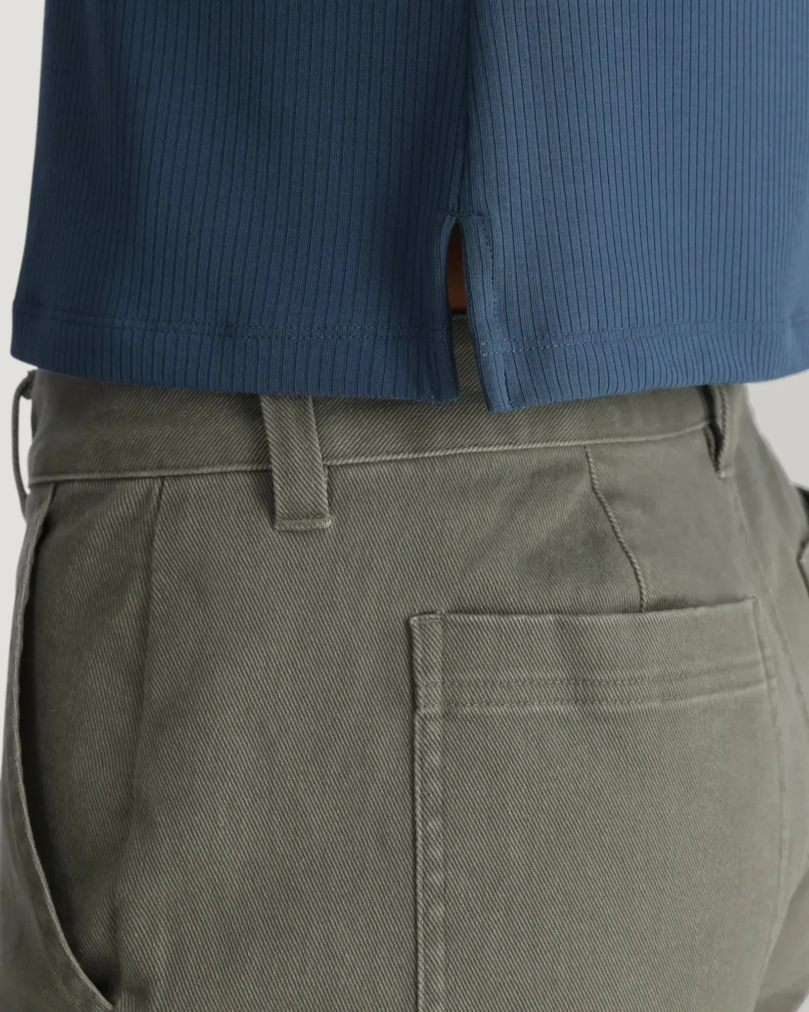 Women's Ribbed Bamboo Long Sleeve - Pacific Blue sold by Free Fly Apparel product image thumbnail 4