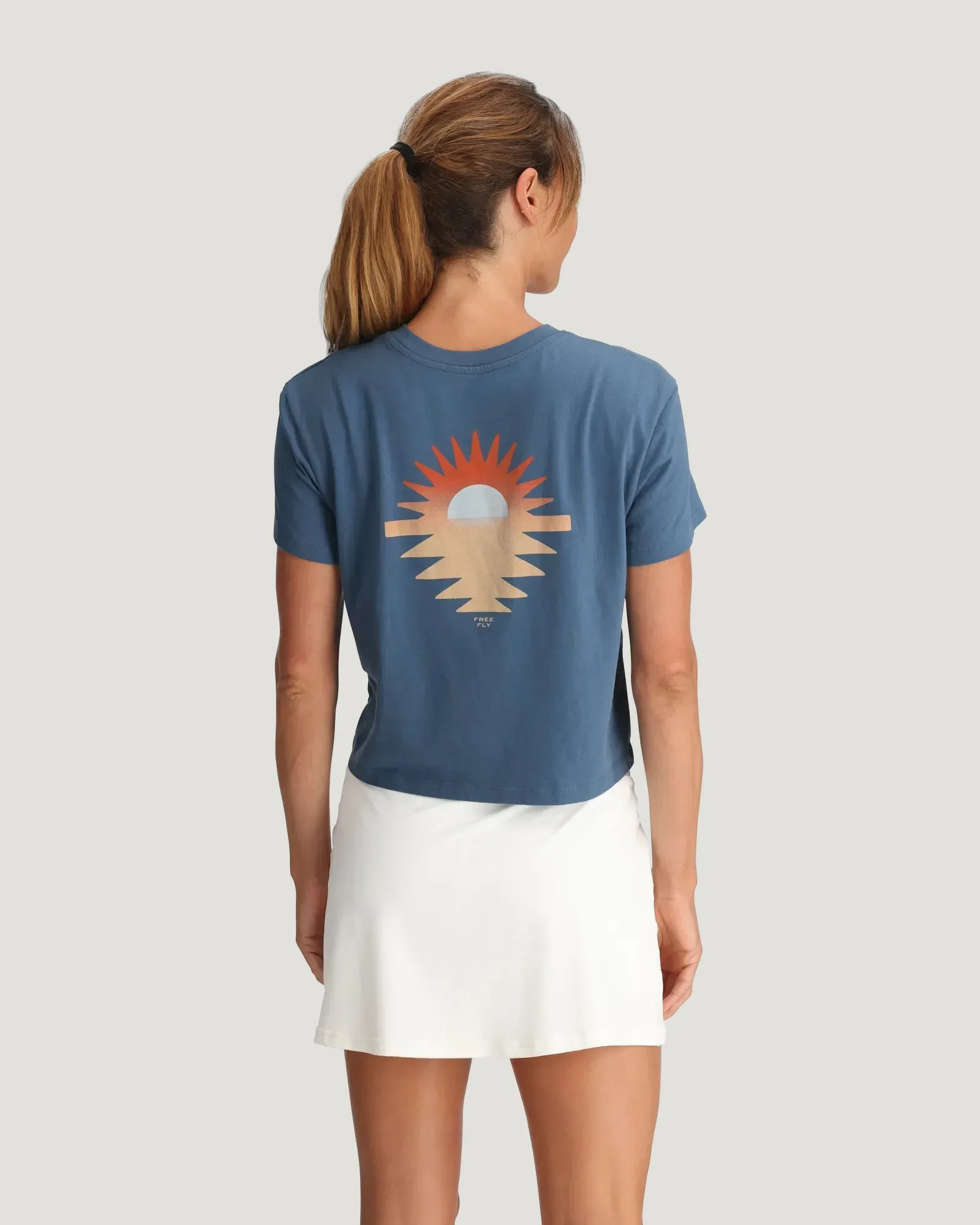 Women's Sol y Mar Tee - Pacific Blue sold by Free Fly Apparel product image thumbnail 3