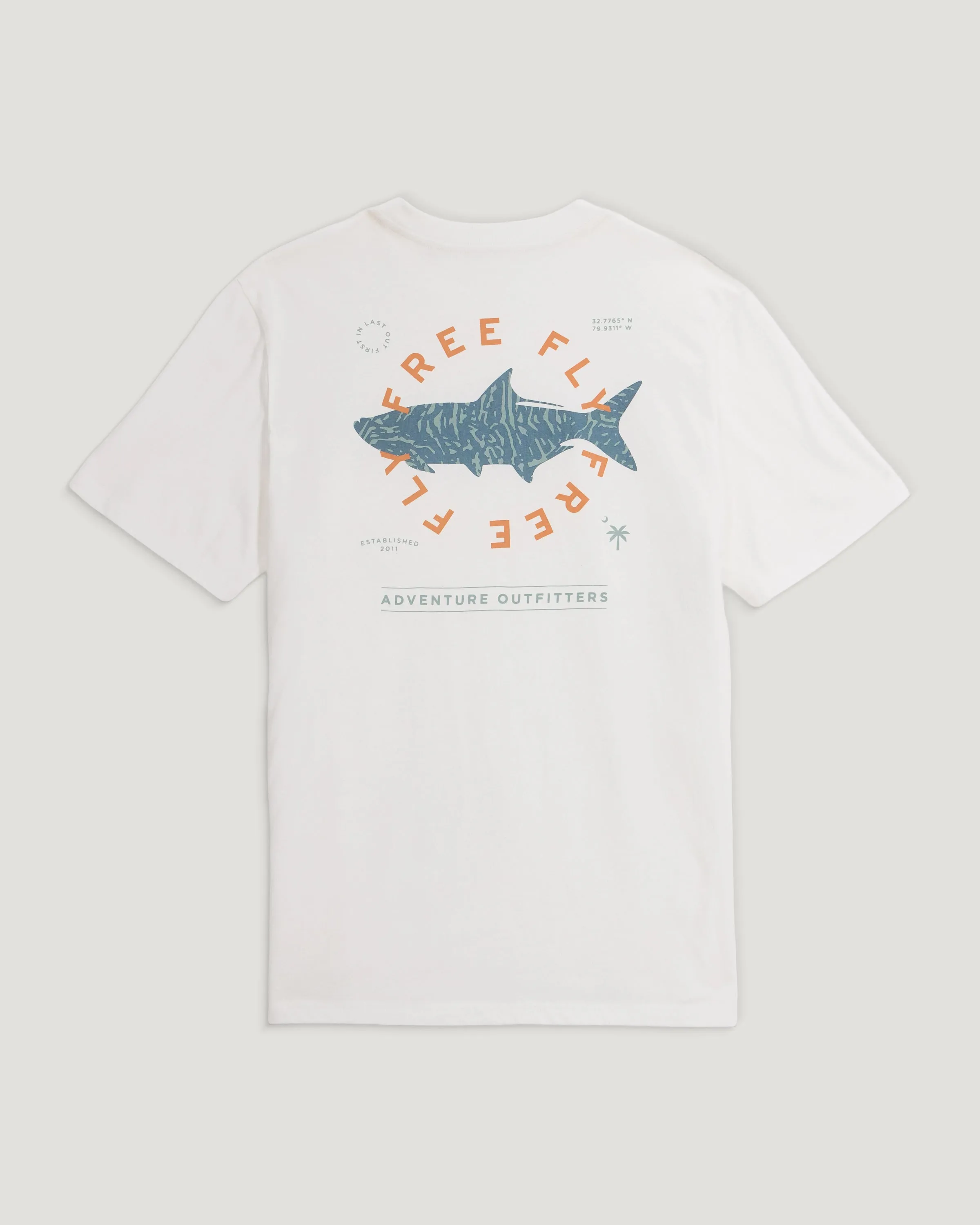 Target Species Pocket Tee - Bright White sold by Free Fly Apparel