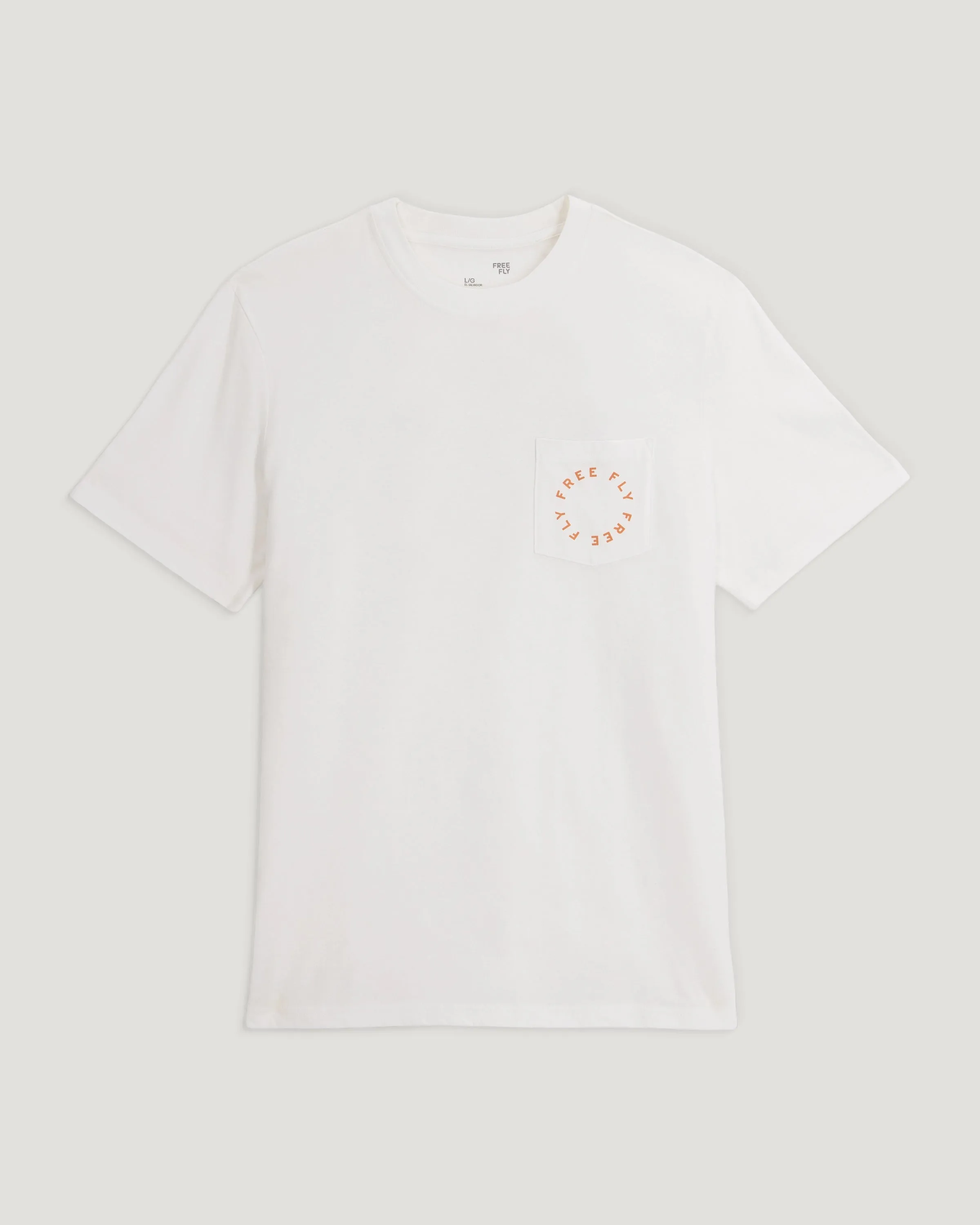 Target Species Pocket Tee - Bright White sold by Free Fly Apparel product image thumbnail 2