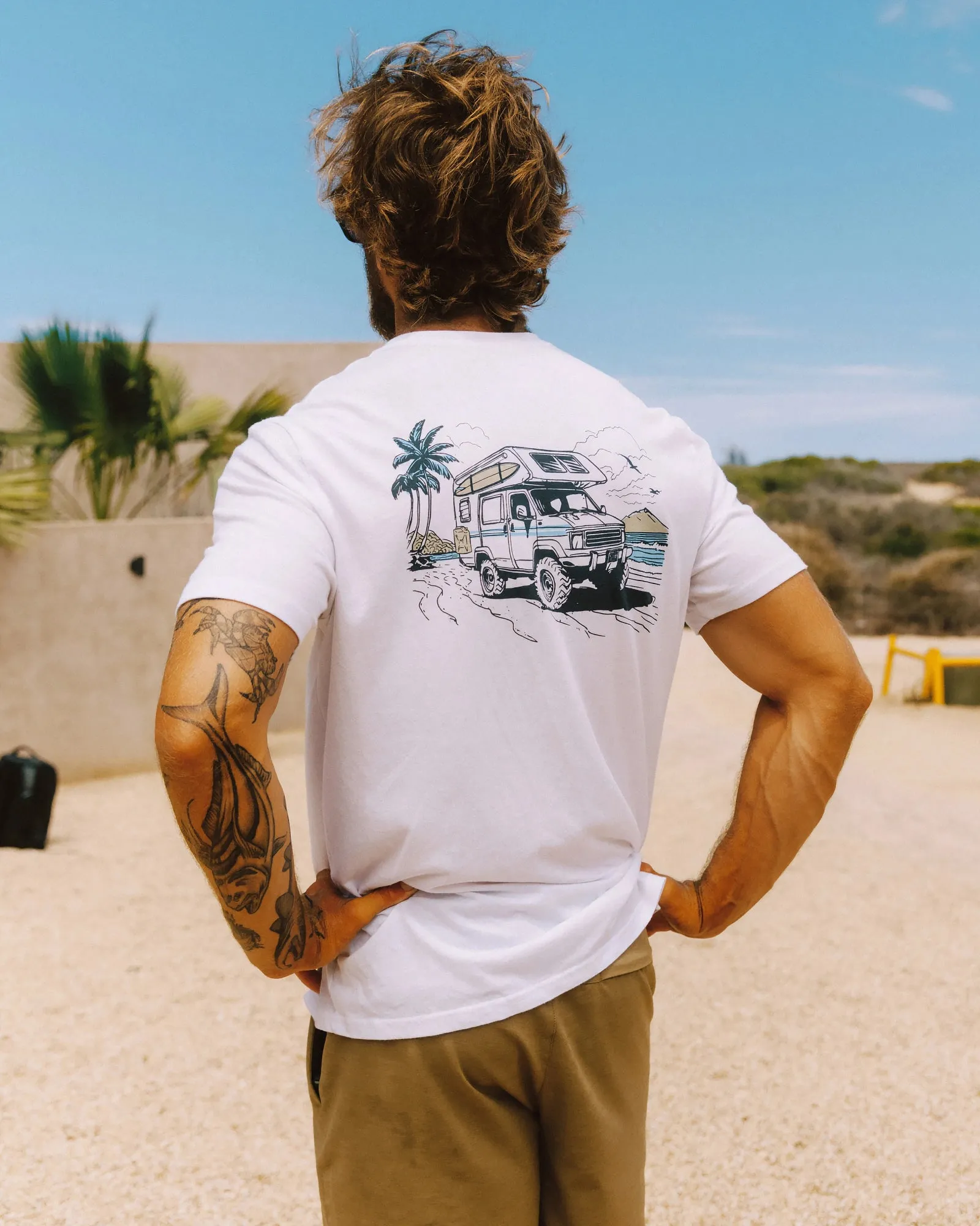 Adventure Rig Tee - Heather Birch sold by Free Fly Apparel product image thumbnail 2