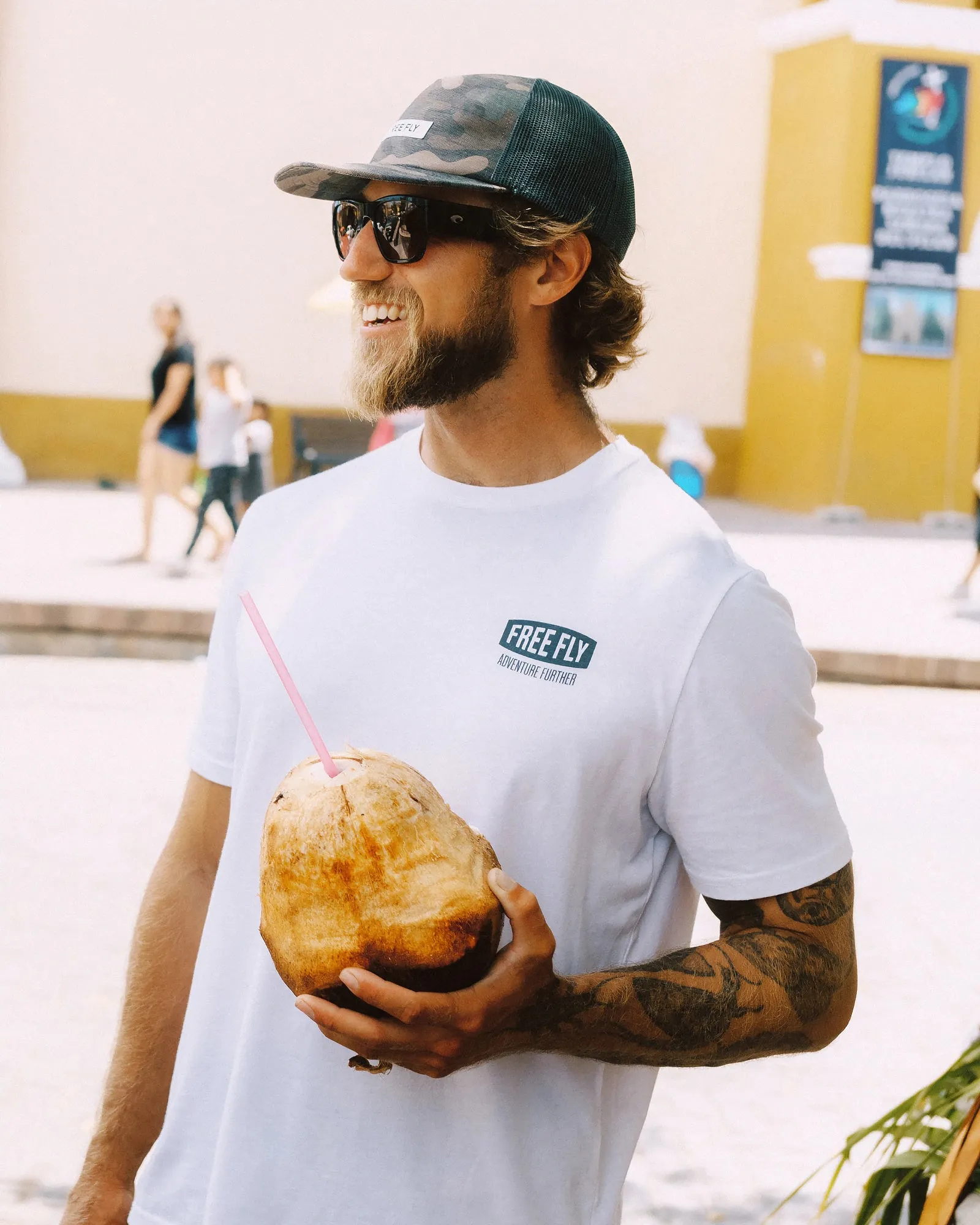 Adventure Rig Tee - Heather Birch sold by Free Fly Apparel product image thumbnail 4