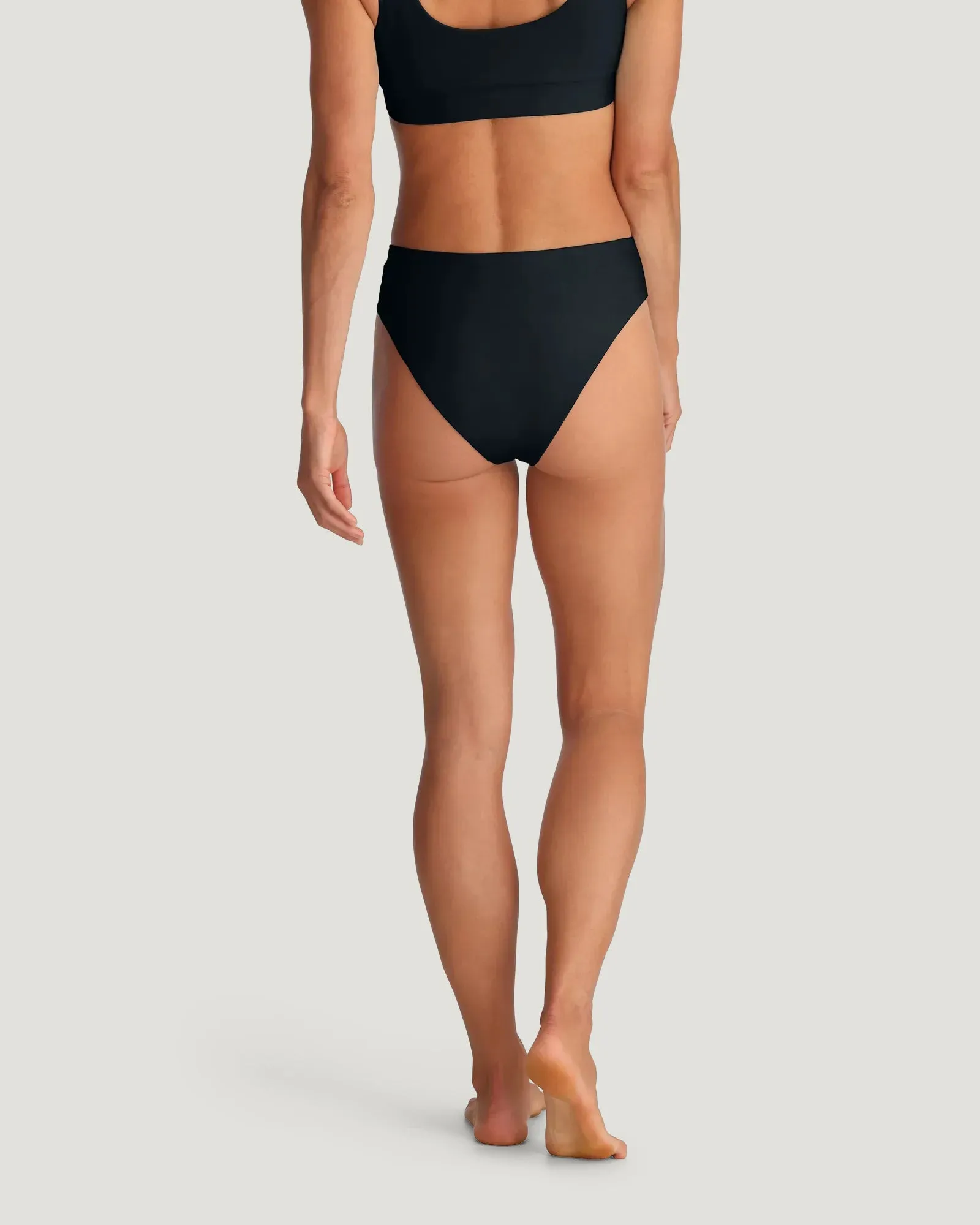 Women's Wavebound High Waisted Bikini Bottom - Black sold by Free Fly Apparel product image thumbnail 3