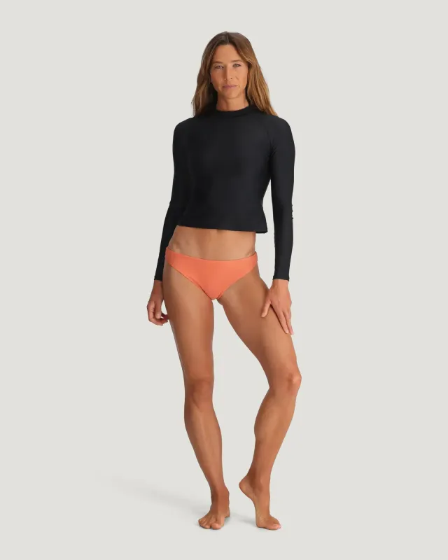 Women's Wavebound Cheeky Bikini Bottom - Flamingo made by Free Fly Apparel