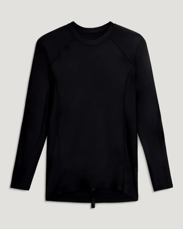 Men's Pinnacle Rash Guard - Black sold by Free Fly Apparel