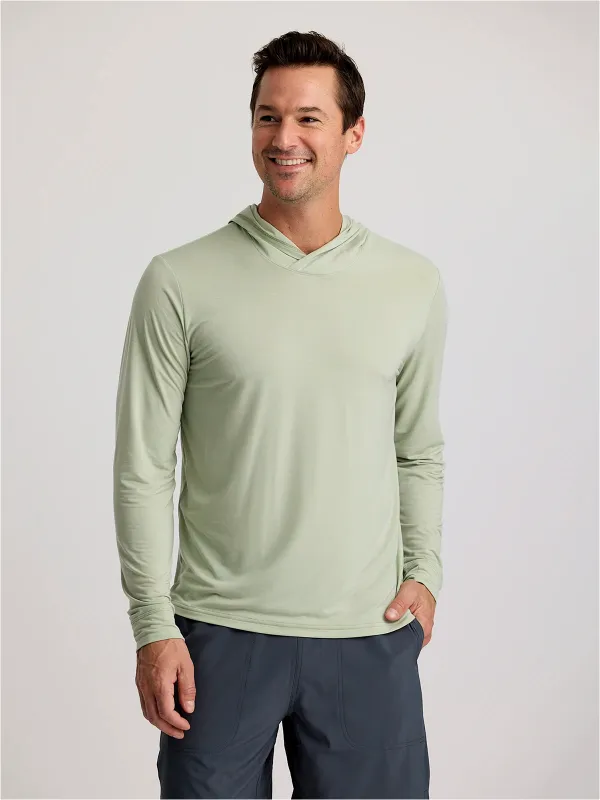 Men's Elevate Lightweight Hoodie - Desert Sage made by Free Fly Apparel