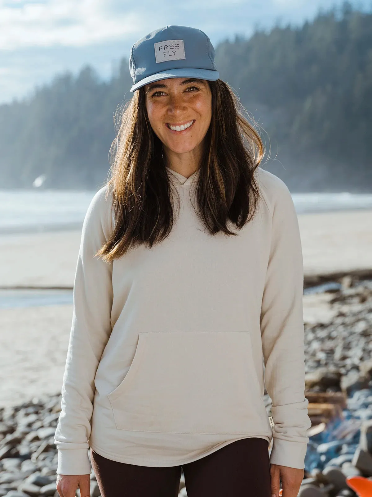Women's Bamboo Lightweight Fleece Hoodie - Fatigue sold by Free Fly Apparel product image thumbnail 2