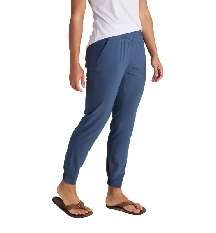 Women's Pull-On Breeze Jogger - Blue Dusk made by Free Fly Apparel