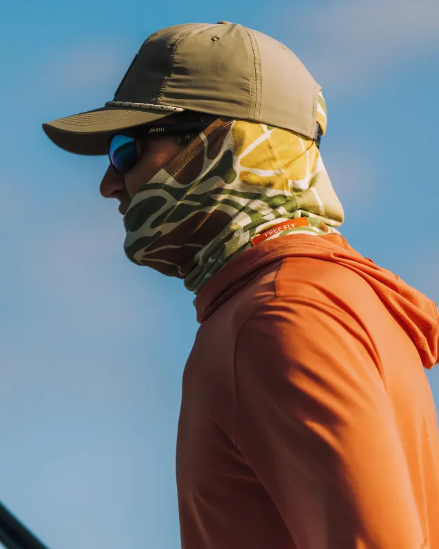 Bamboo Lightweight Sun Mask - Floral Camo made by Free Fly Apparel