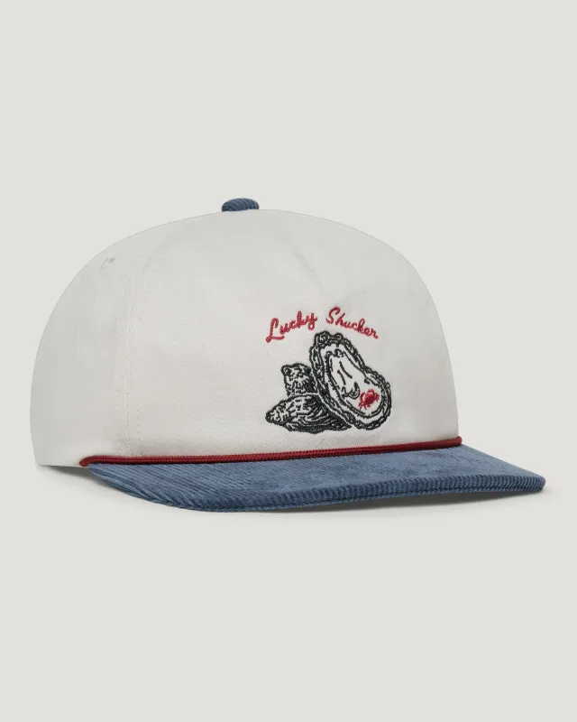 Lucky Shucker Snapback Hat - Birch made by Free Fly Apparel