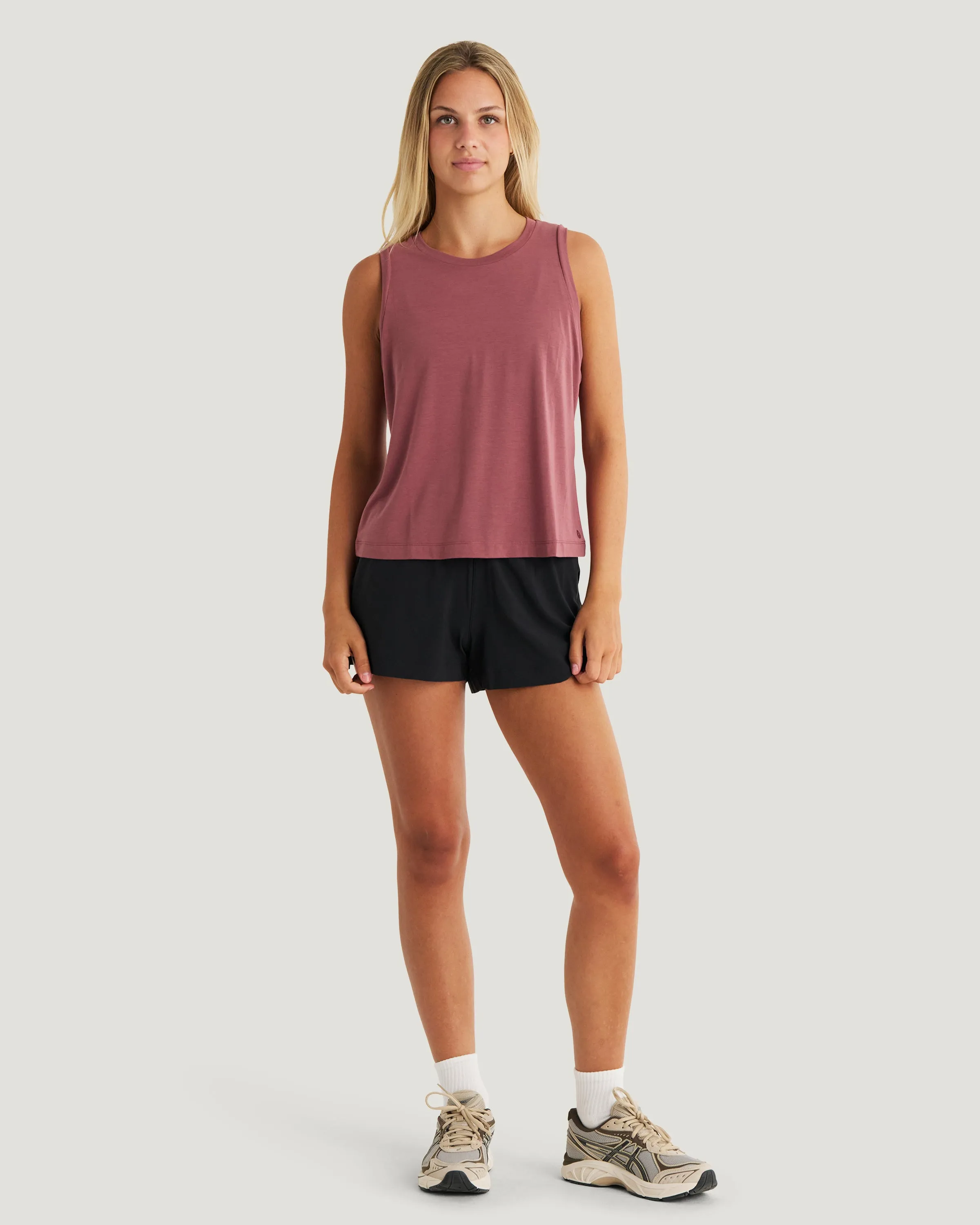 Women's Elevate Lightweight Tank - Plum sold by Free Fly Apparel product image thumbnail 3