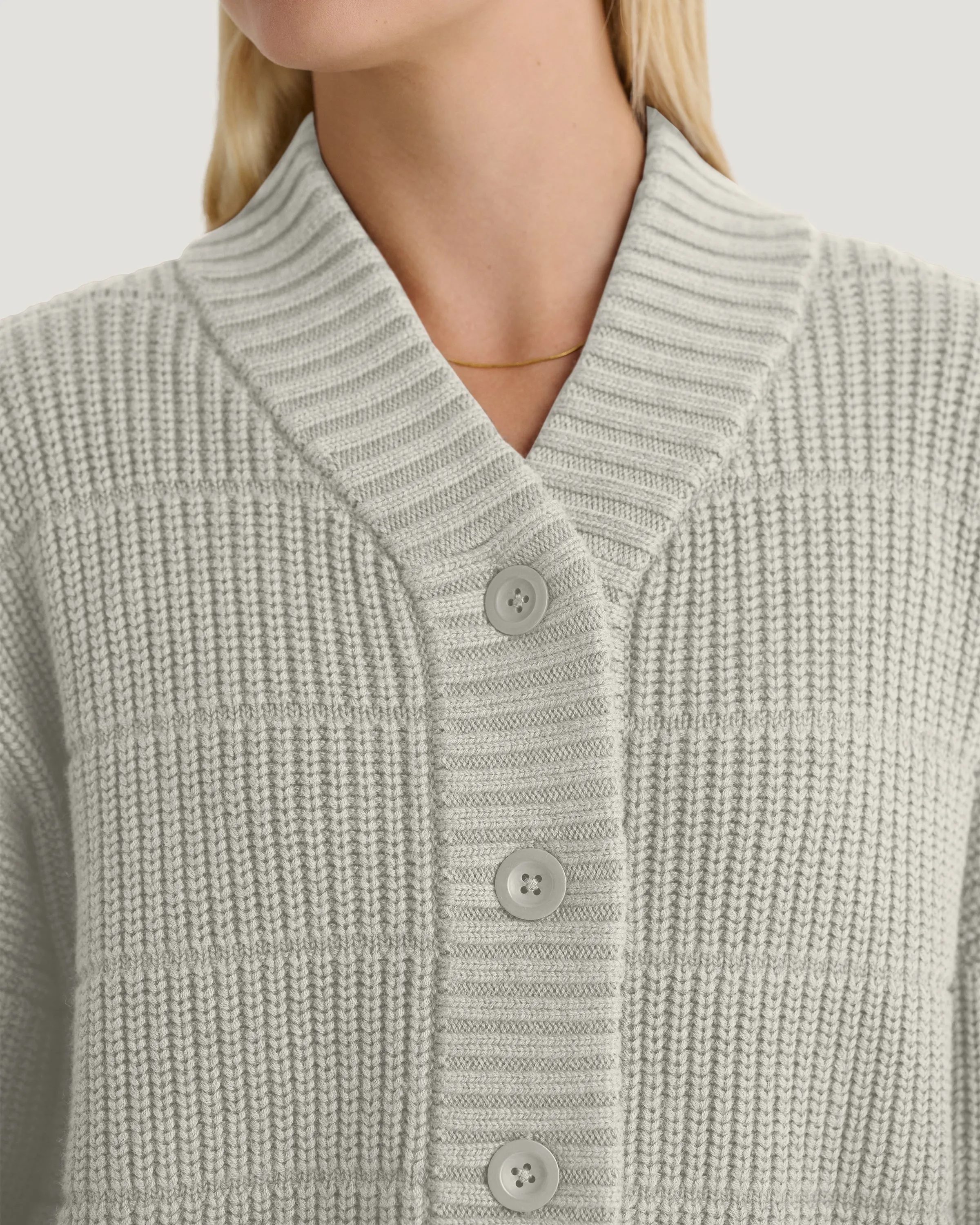 Women's Coastloom Cardigan Sweater - Off White Heather sold by Free Fly Apparel product image thumbnail 4