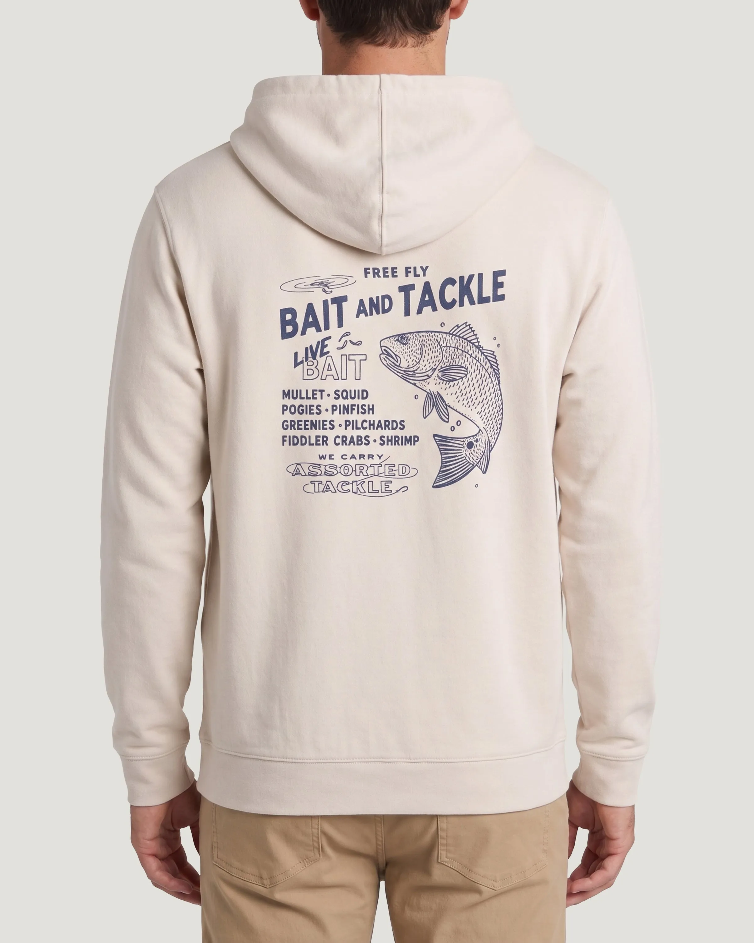 Bait Shop Fleece Hoodie - French Oak sold by Free Fly Apparel product image thumbnail 3