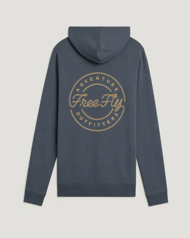 Target Species Fleece Hoodie - Storm Cloud made by Free Fly Apparel