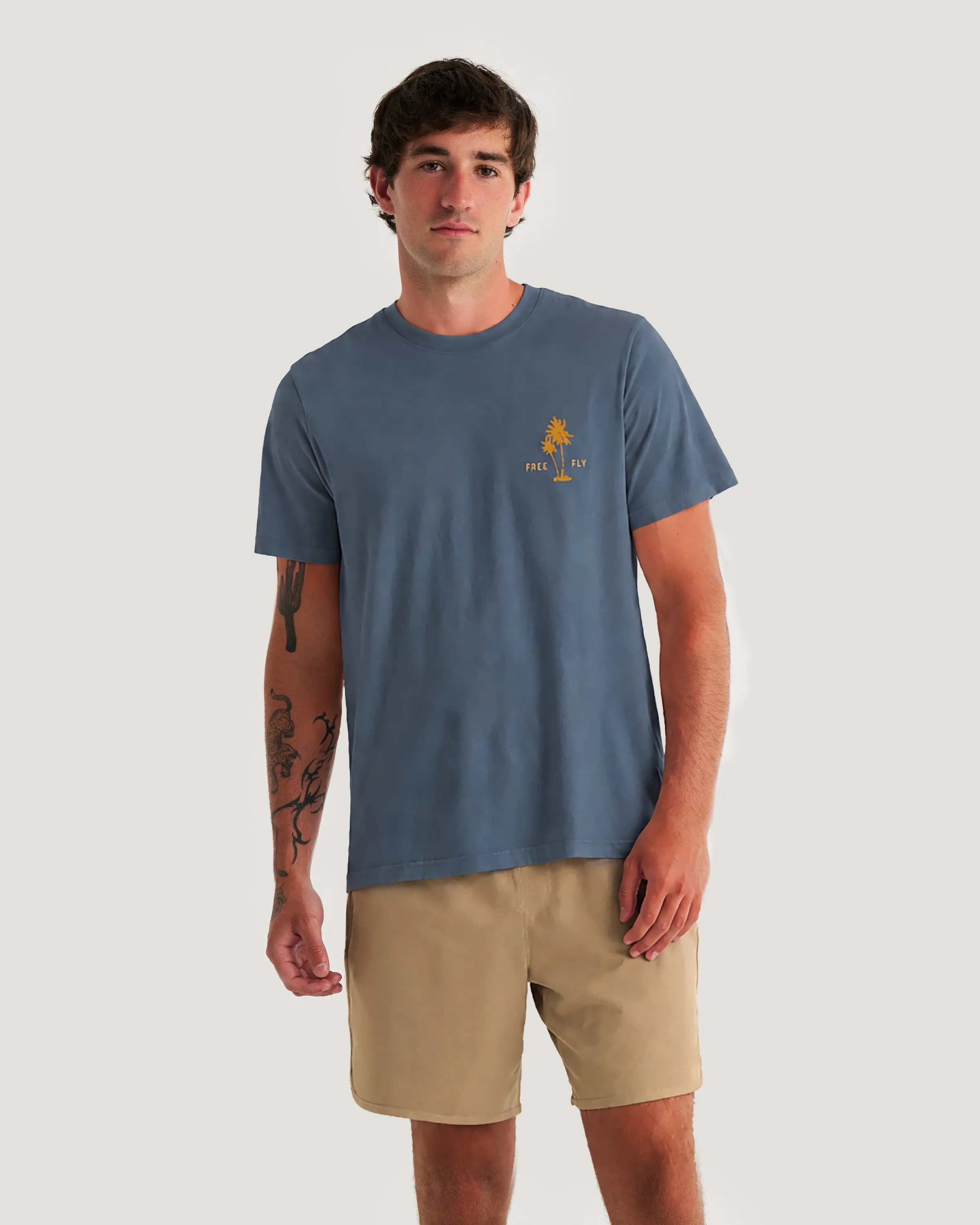 Go Your Own Way Tee - Storm Cloud sold by Free Fly Apparel product image thumbnail 2