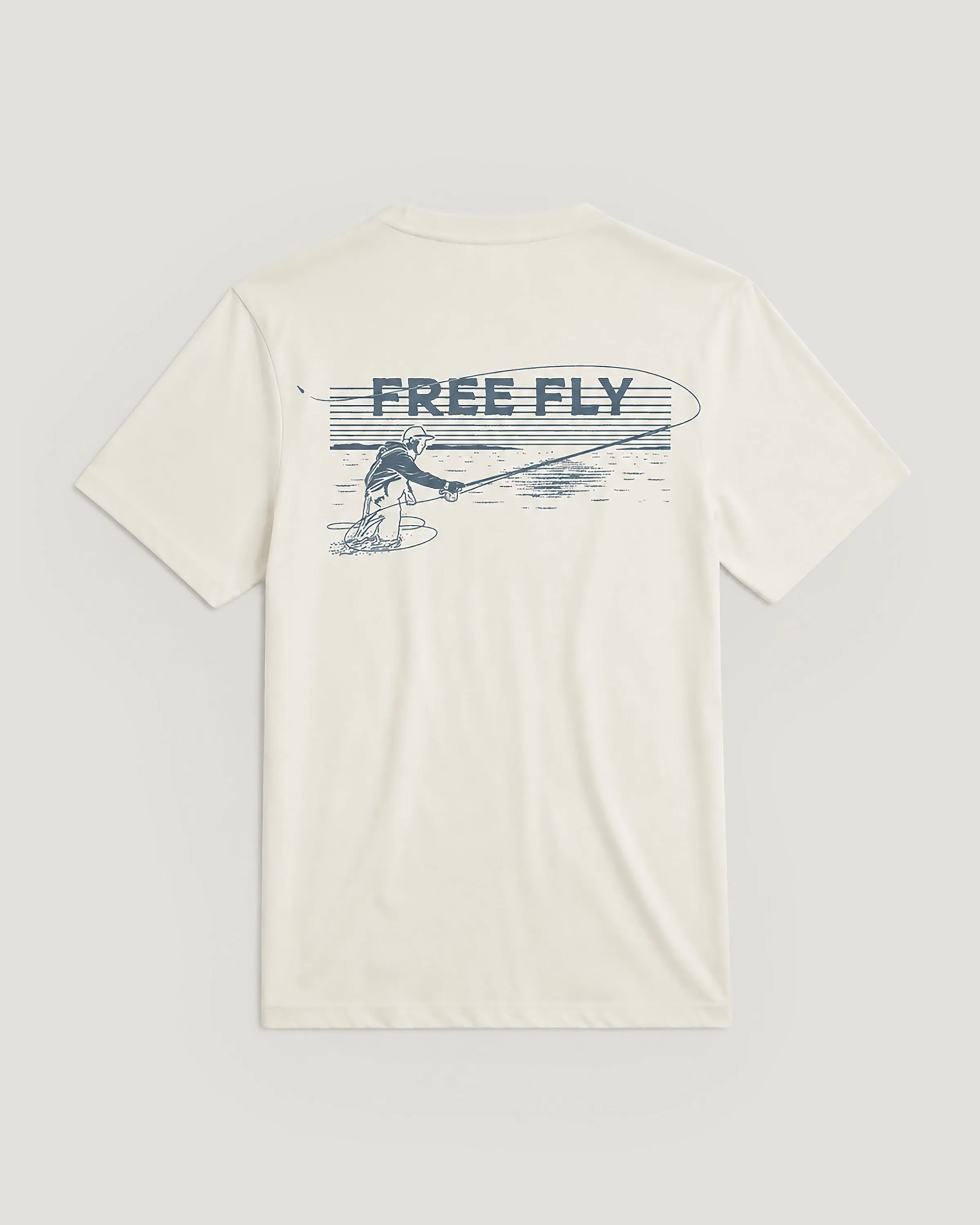Retro Cast Tee - Bone sold by Free Fly Apparel