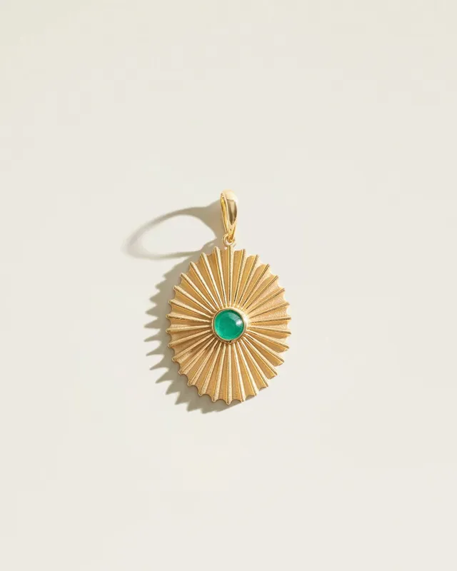 The May Birthstone Nova Pendant — Emerald sold by High Light Rituals