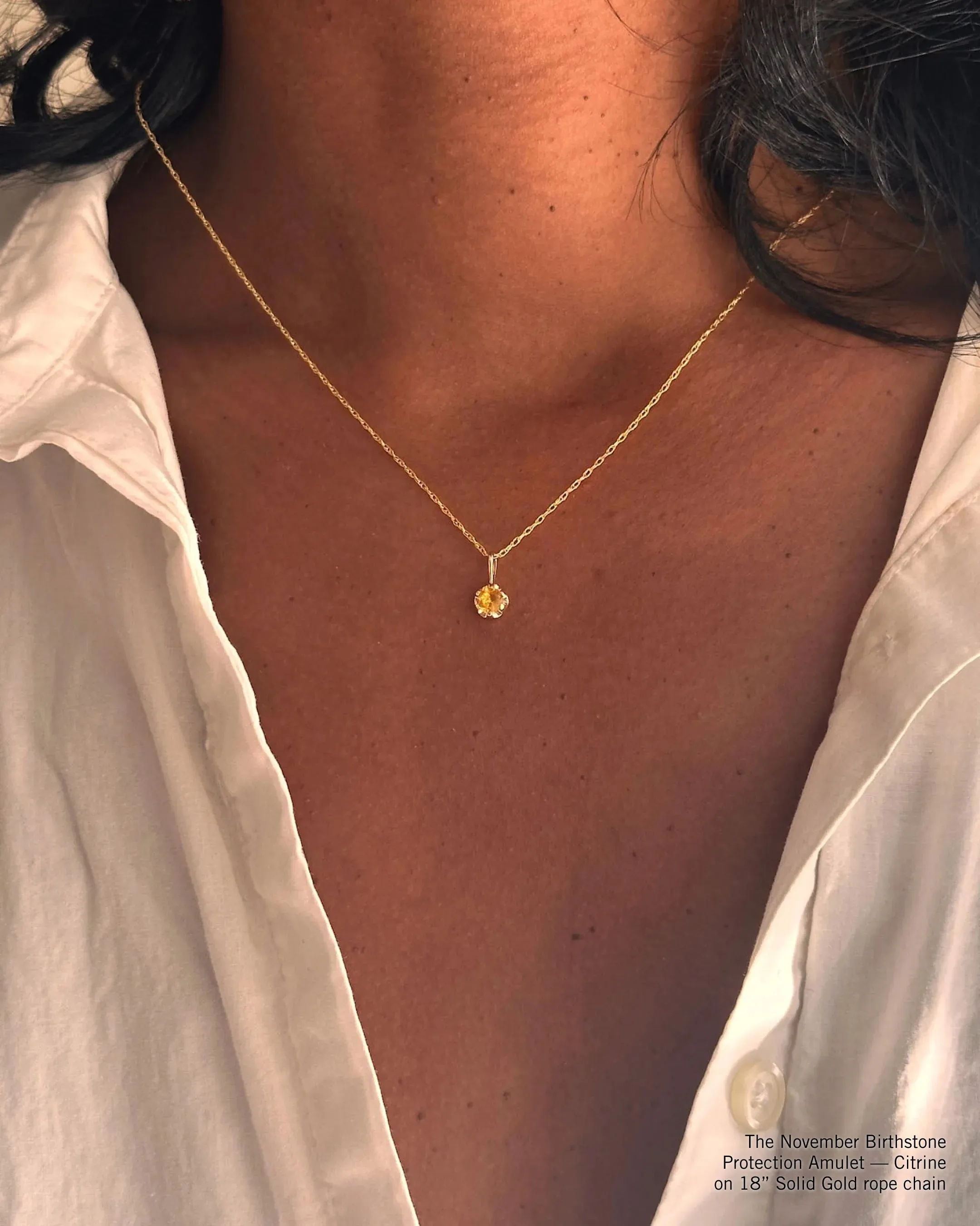 The November Birthstone Protection Amulet – Citrine sold by High Light Rituals product image thumbnail 3