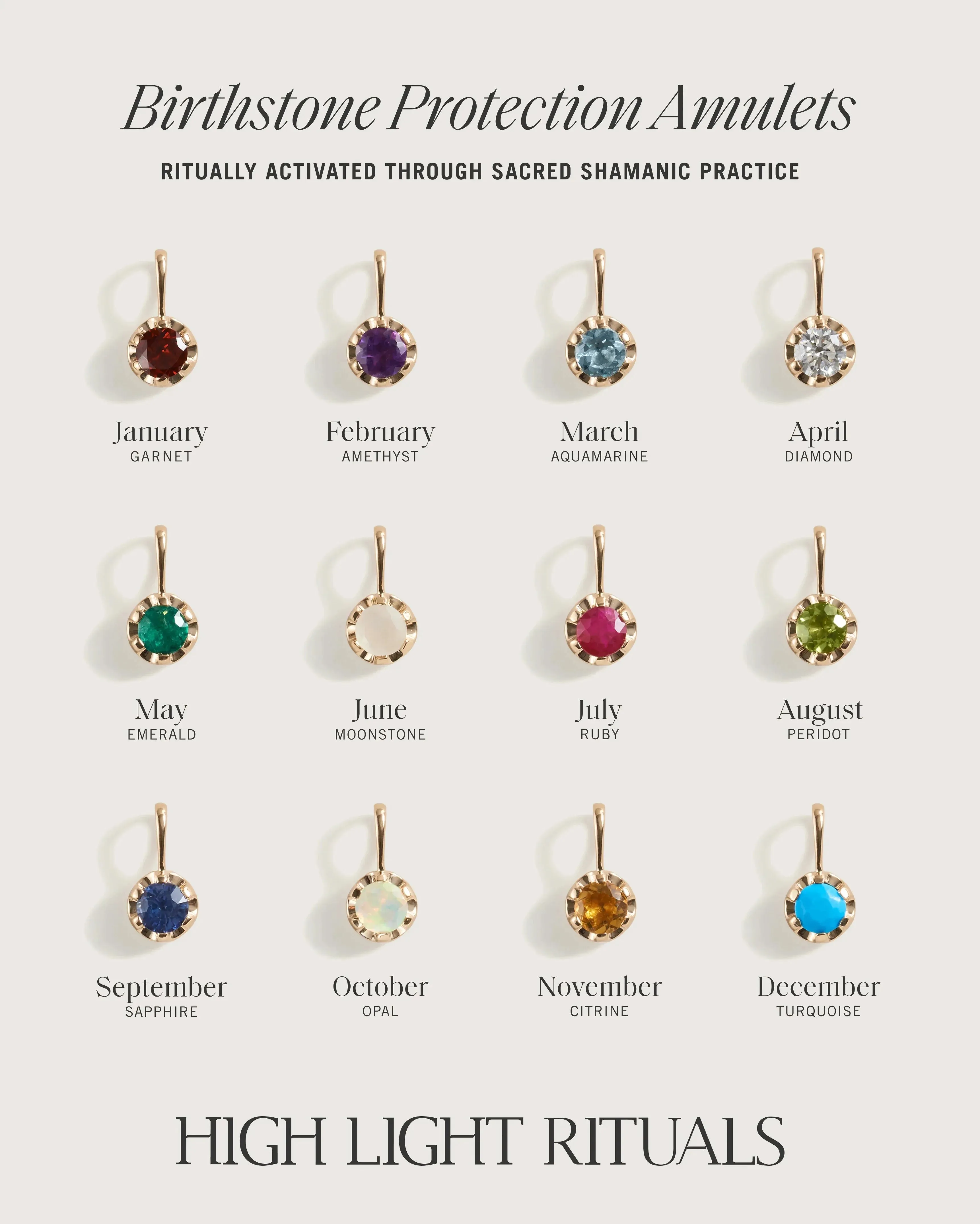 The March Birthstone Protection Amulet — Aquamarine sold by High Light Rituals product image thumbnail 2