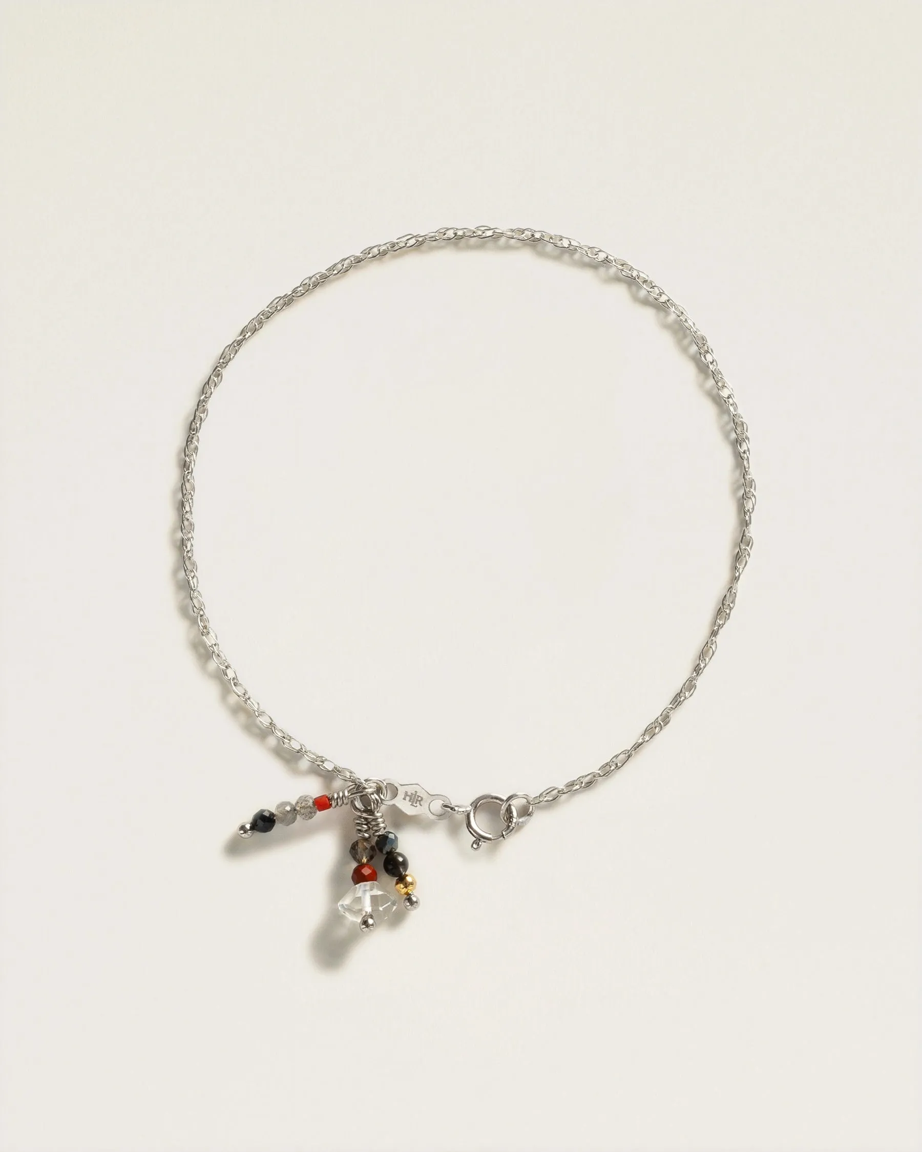 The Crystal Evil Eye Spell Bracelet in Sterling Silver sold by High Light Rituals