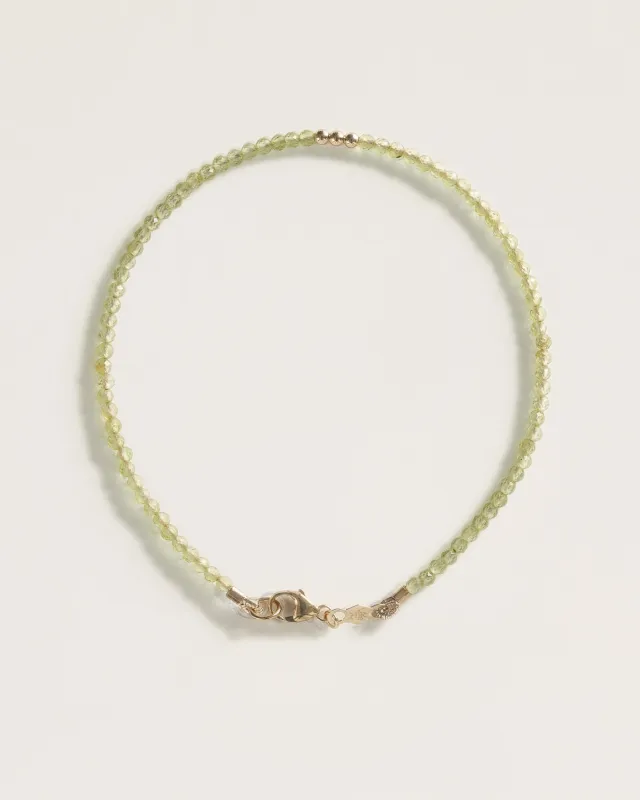 The August Birthstone Energy Bracelet — Peridot sold by High Light Rituals