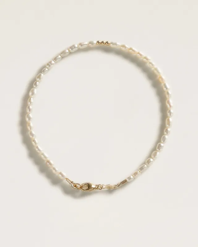 The June Birthstone Energy Bracelet — Pearl sold by High Light Rituals