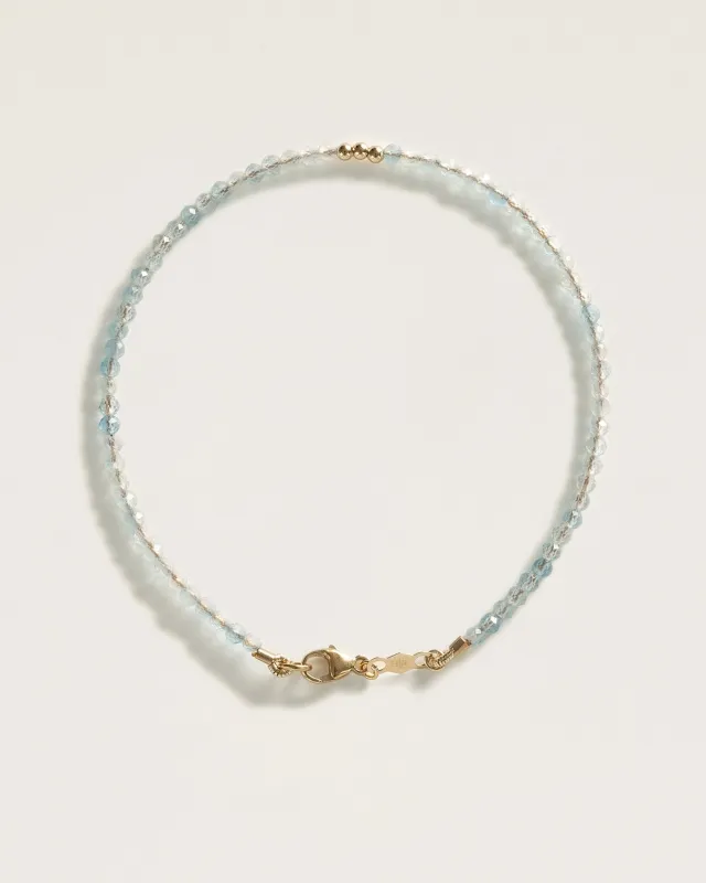 The March Birthstone Energy Bracelet — Aquamarine sold by High Light Rituals