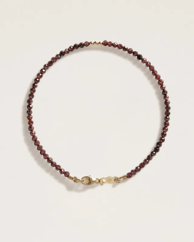 The January Birthstone Energy Bracelet — Garnet sold by High Light Rituals
