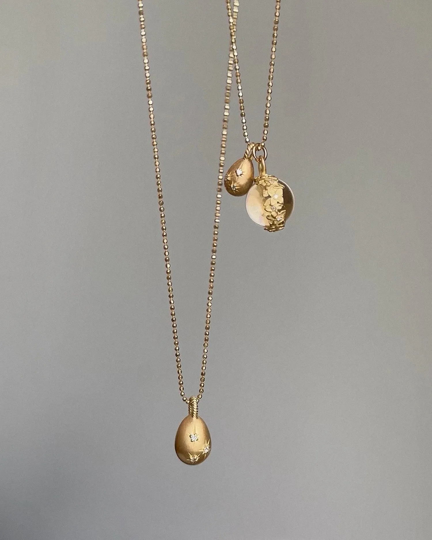 The Signature Gold Bead Chain in 14K Solid Gold sold by High Light Rituals product image thumbnail 3