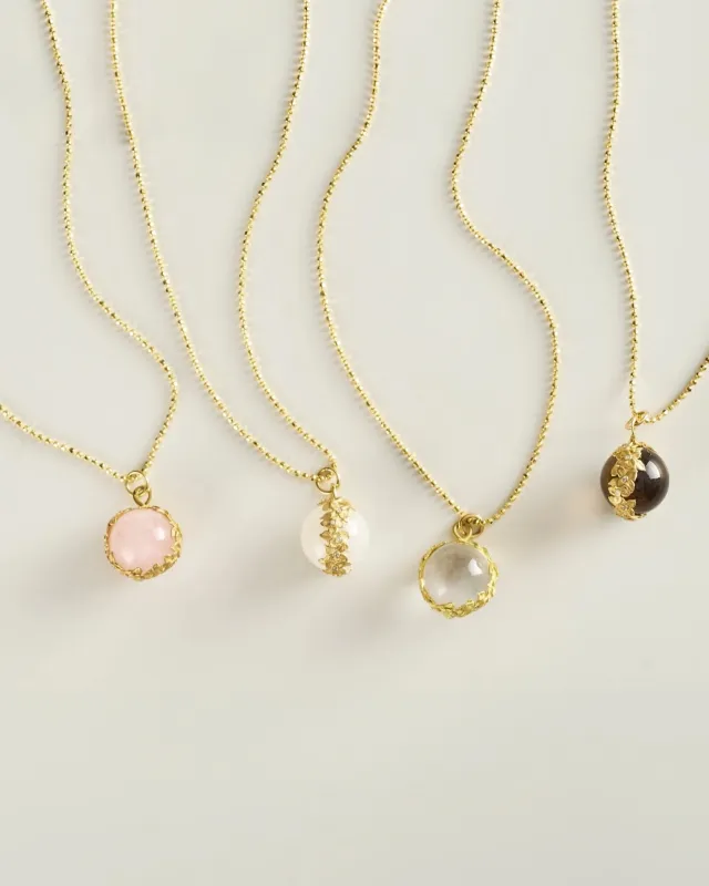 The Signature Gold Bead Chain in 14K Solid Gold sold by High Light Rituals