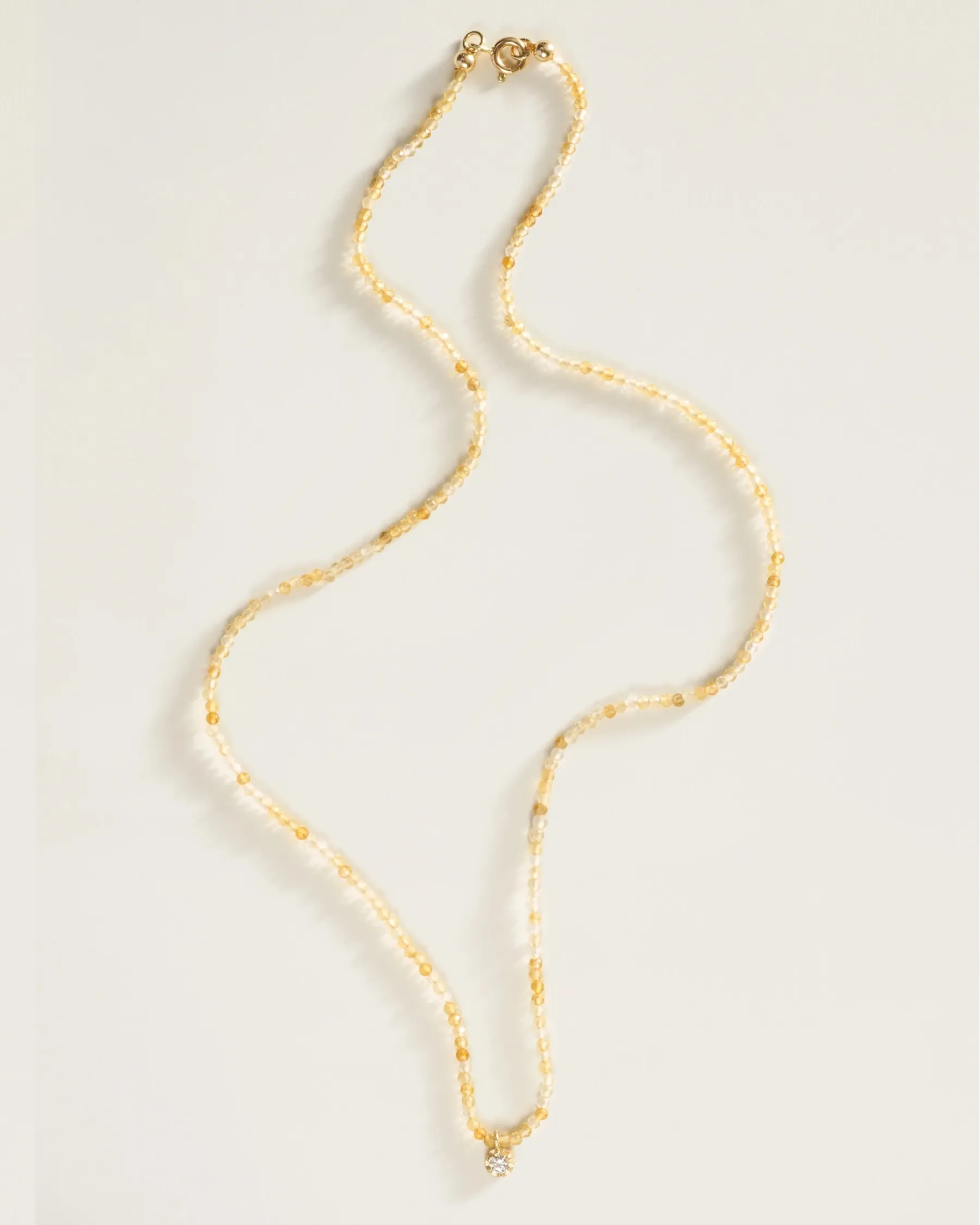 The Amulet Choker in Citrine sold by High Light Rituals