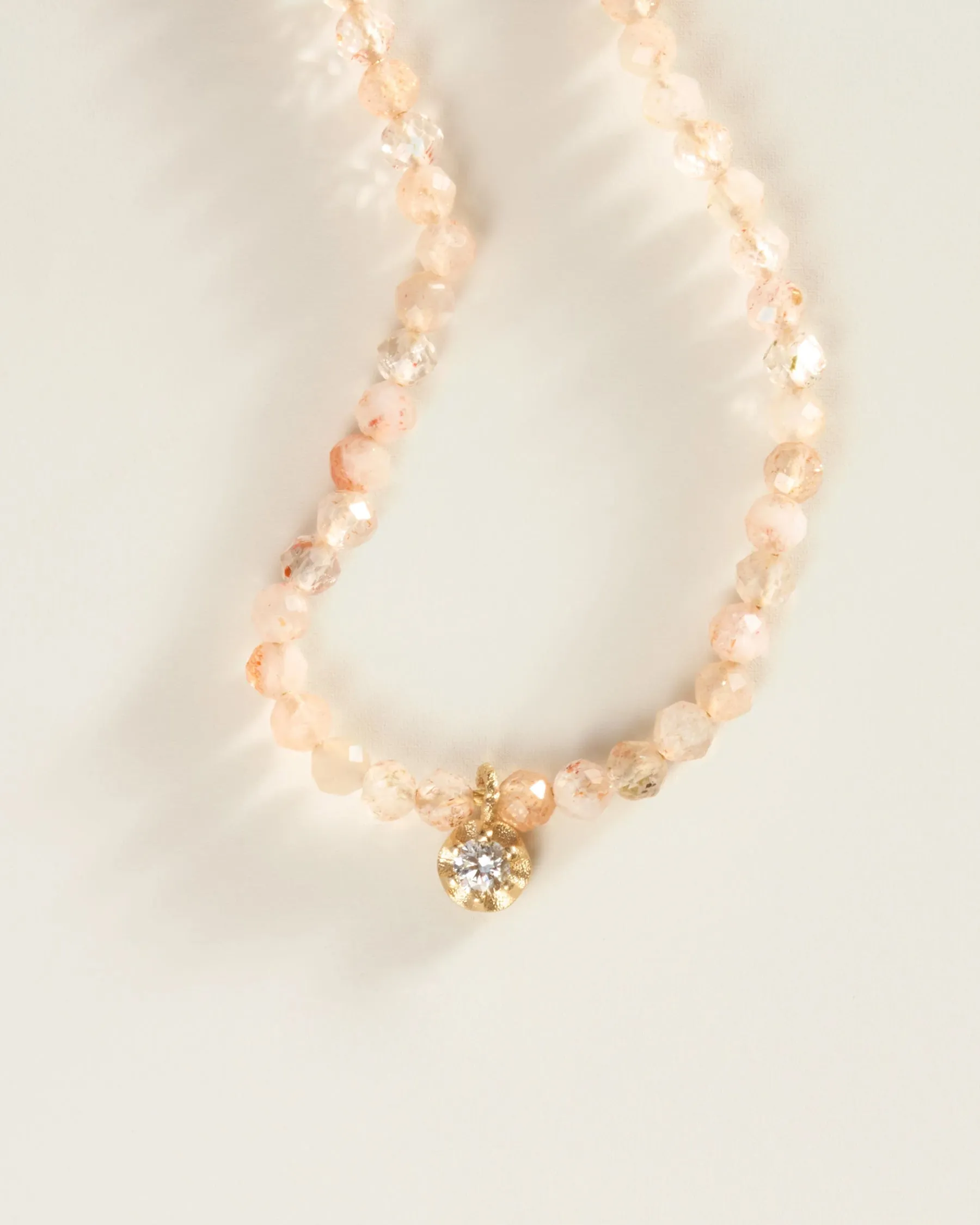 The Amulet Choker in Rose Quartz sold by High Light Rituals product image thumbnail 3