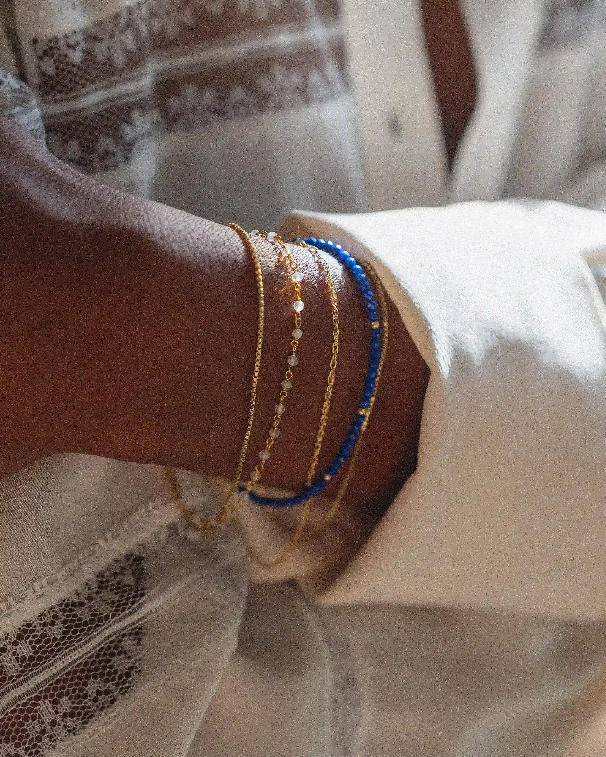 The Seeds of Truth Bracelet — Lapis Lazuli sold by High Light Rituals product image thumbnail 4