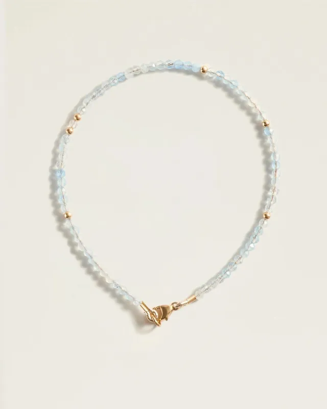 The Seeds of Calm Bracelet — Aquamarine sold by High Light Rituals