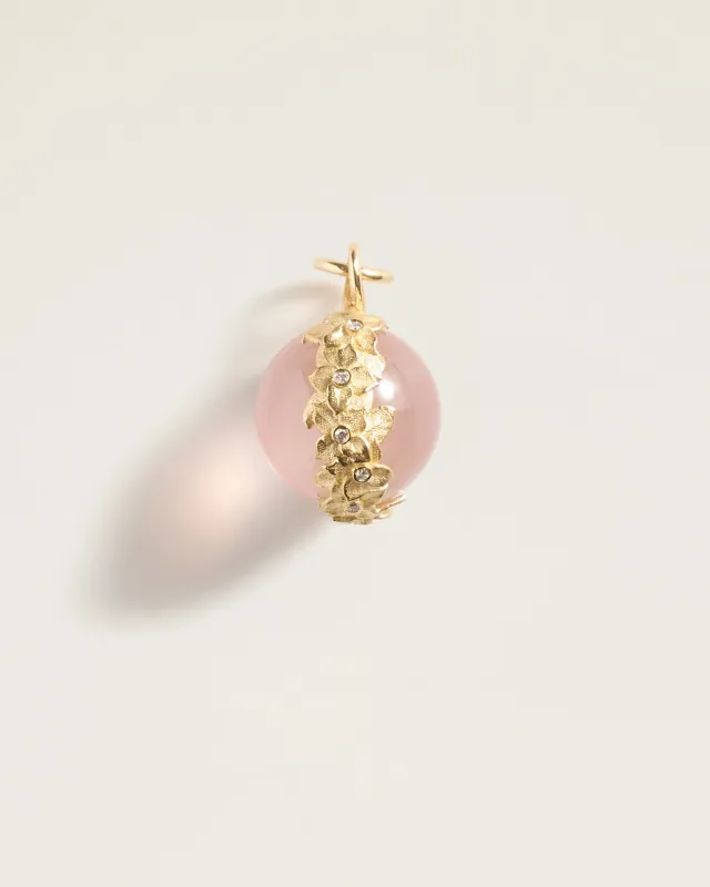 The Garden Pendant in Rose Quartz sold by High Light Rituals