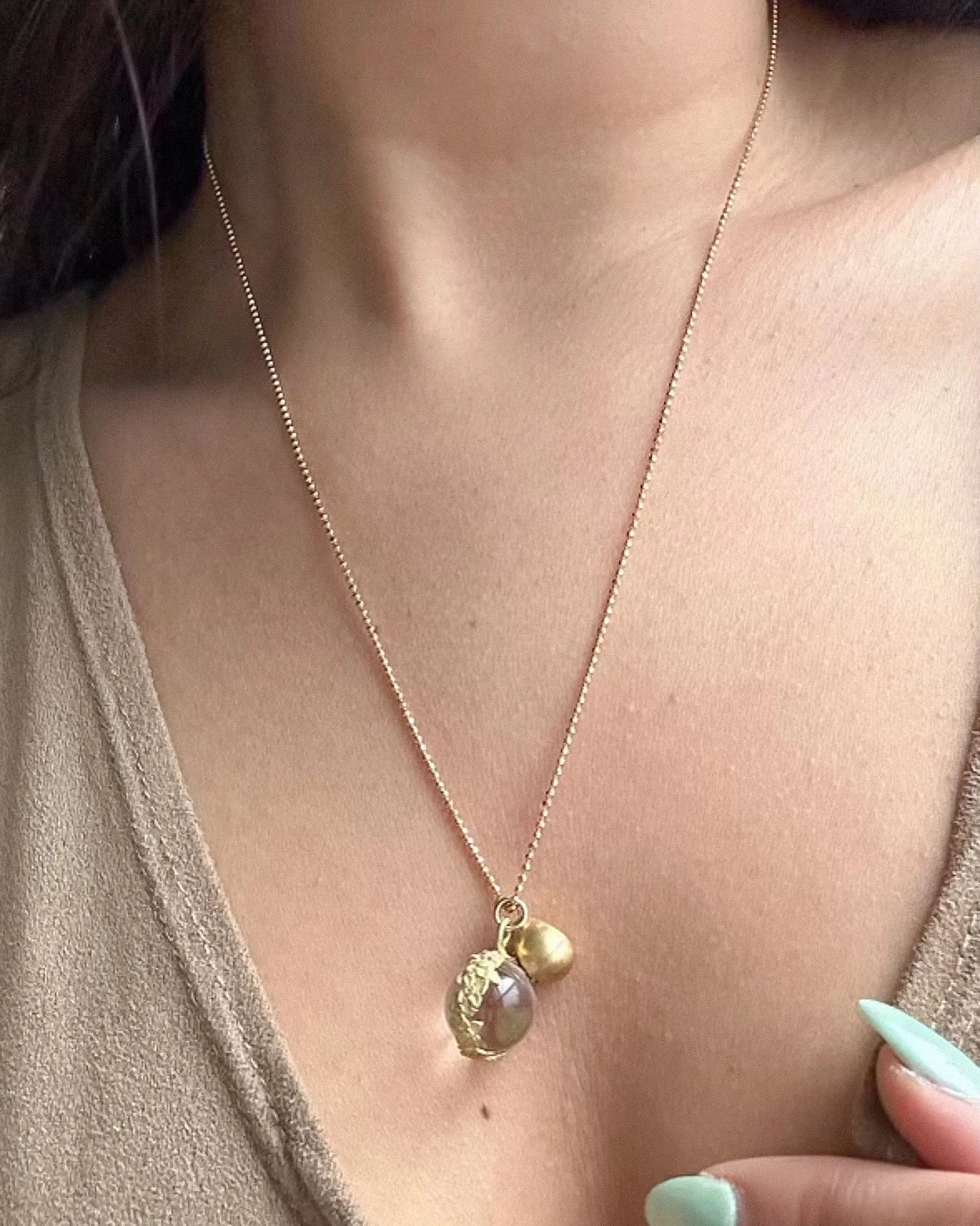 The Garden Pendant in Clear Quartz sold by High Light Rituals product image thumbnail 4