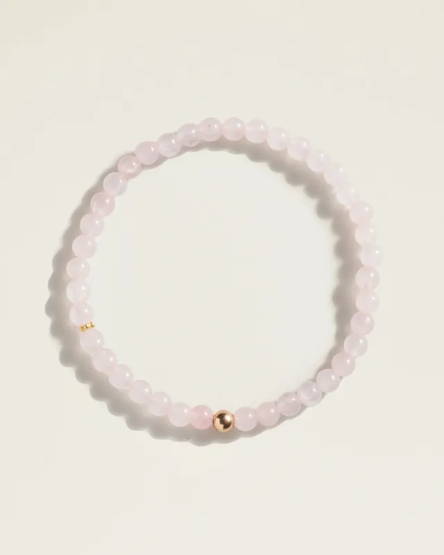 The Classic Bracelet in Rose Quartz sold by High Light Rituals