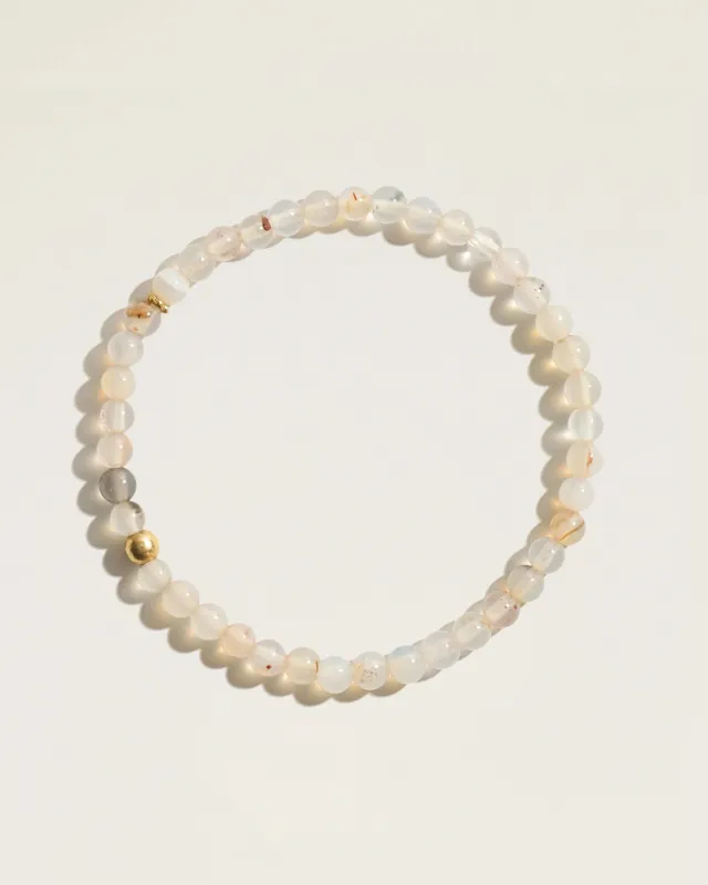 The Classic Bracelet in Montana Agate made by High Light Rituals