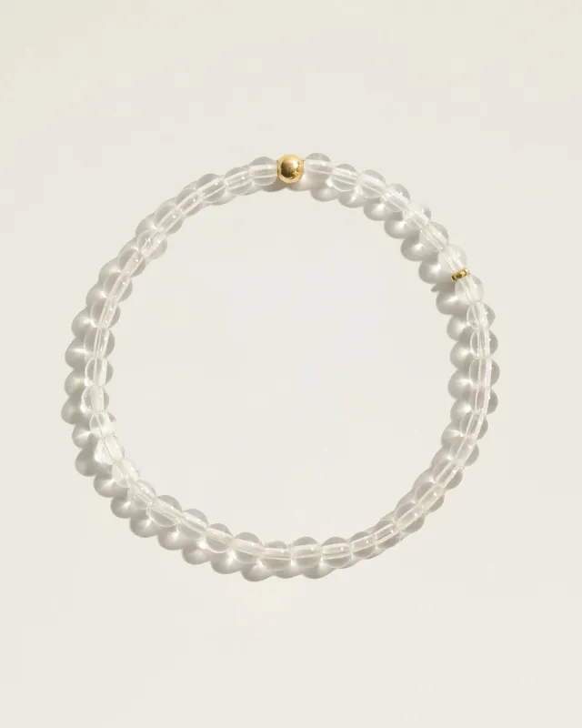 The Classic Bracelet in Clear Quartz sold by High Light Rituals