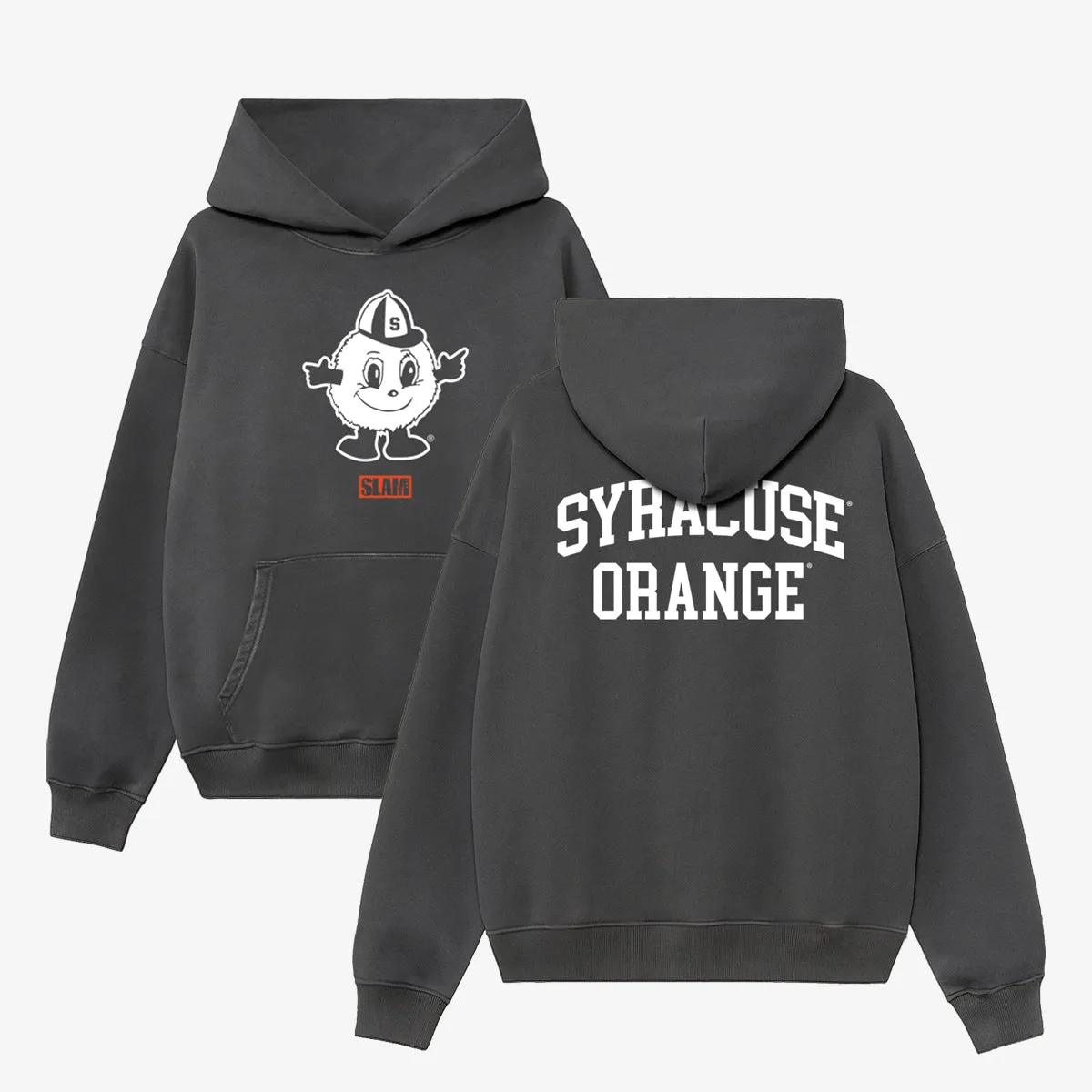 Syracuse Monochromatic Washed Hoodie sold by SLAM Goods