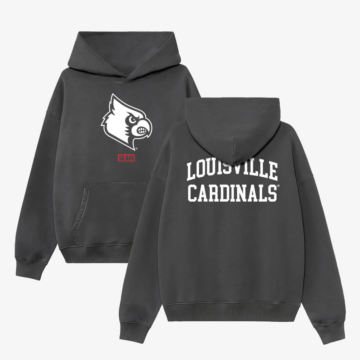 Louisville Monochromatic Washed Hoodie sold by SLAM Goods product image thumbnail 2