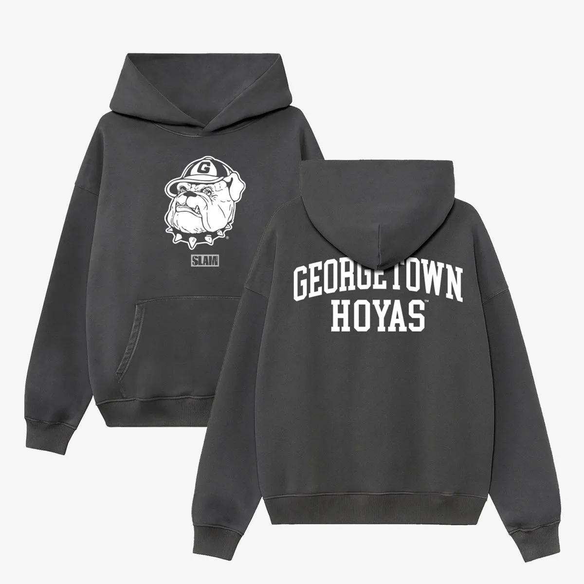 Georgetown Monochromatic Washed Hoodie sold by SLAM Goods