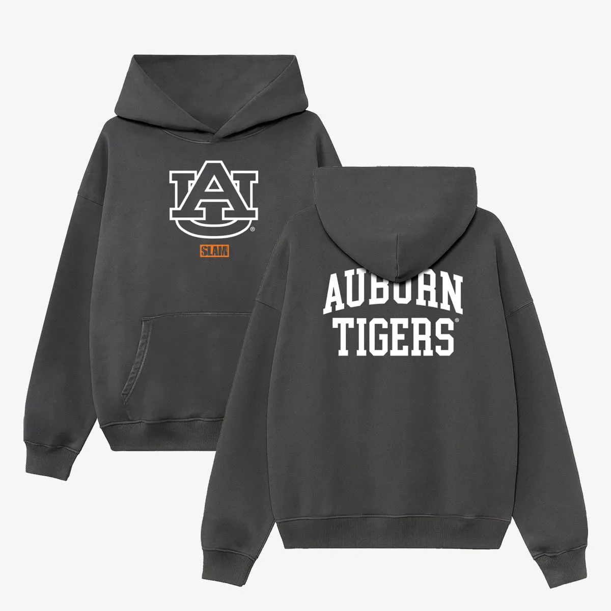Auburn Monochromatic Washed Hoodie sold by SLAM Goods